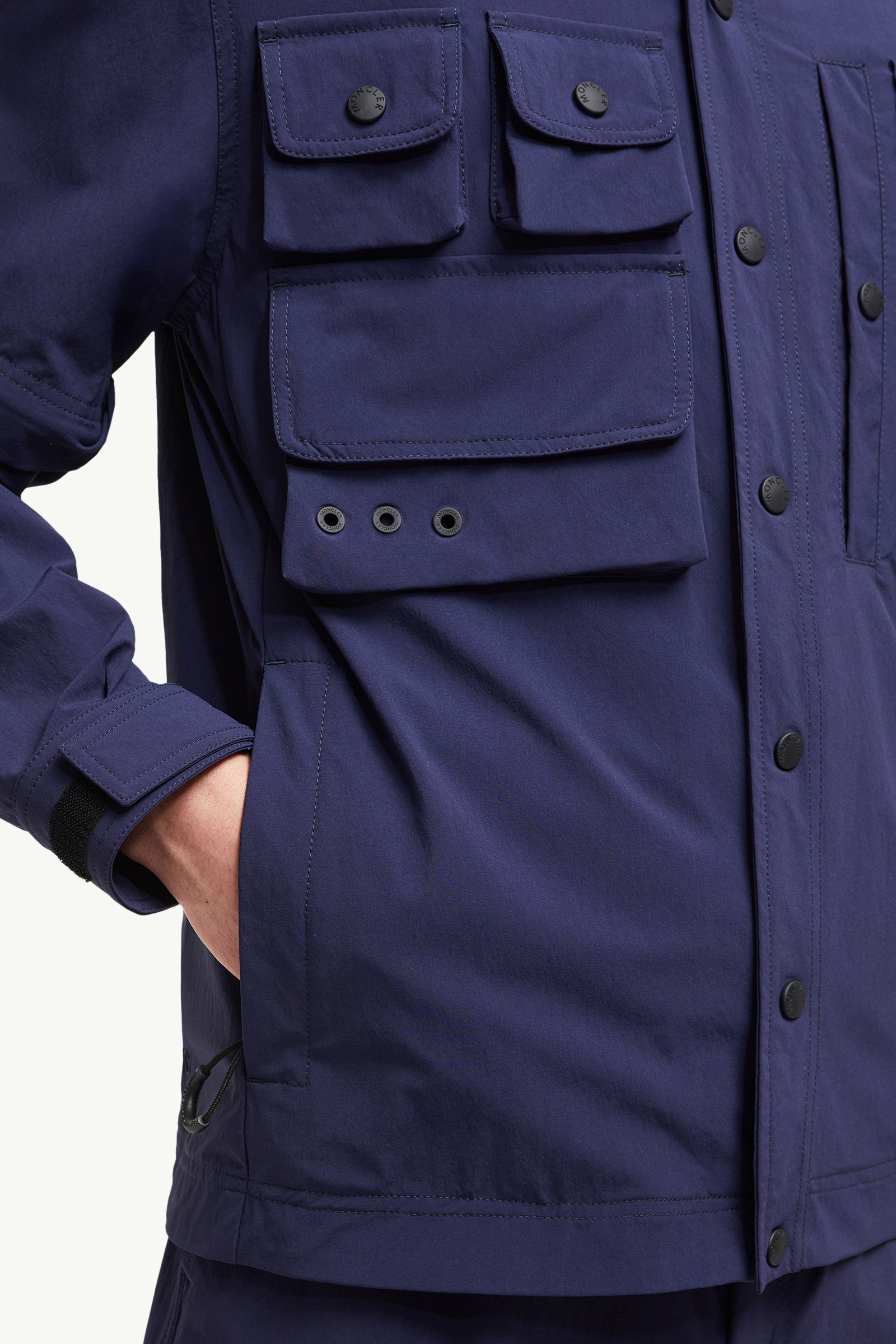 Tatra 2-in-1 Water-Repellent Field Jacket Men Navy Blue Moncler 5