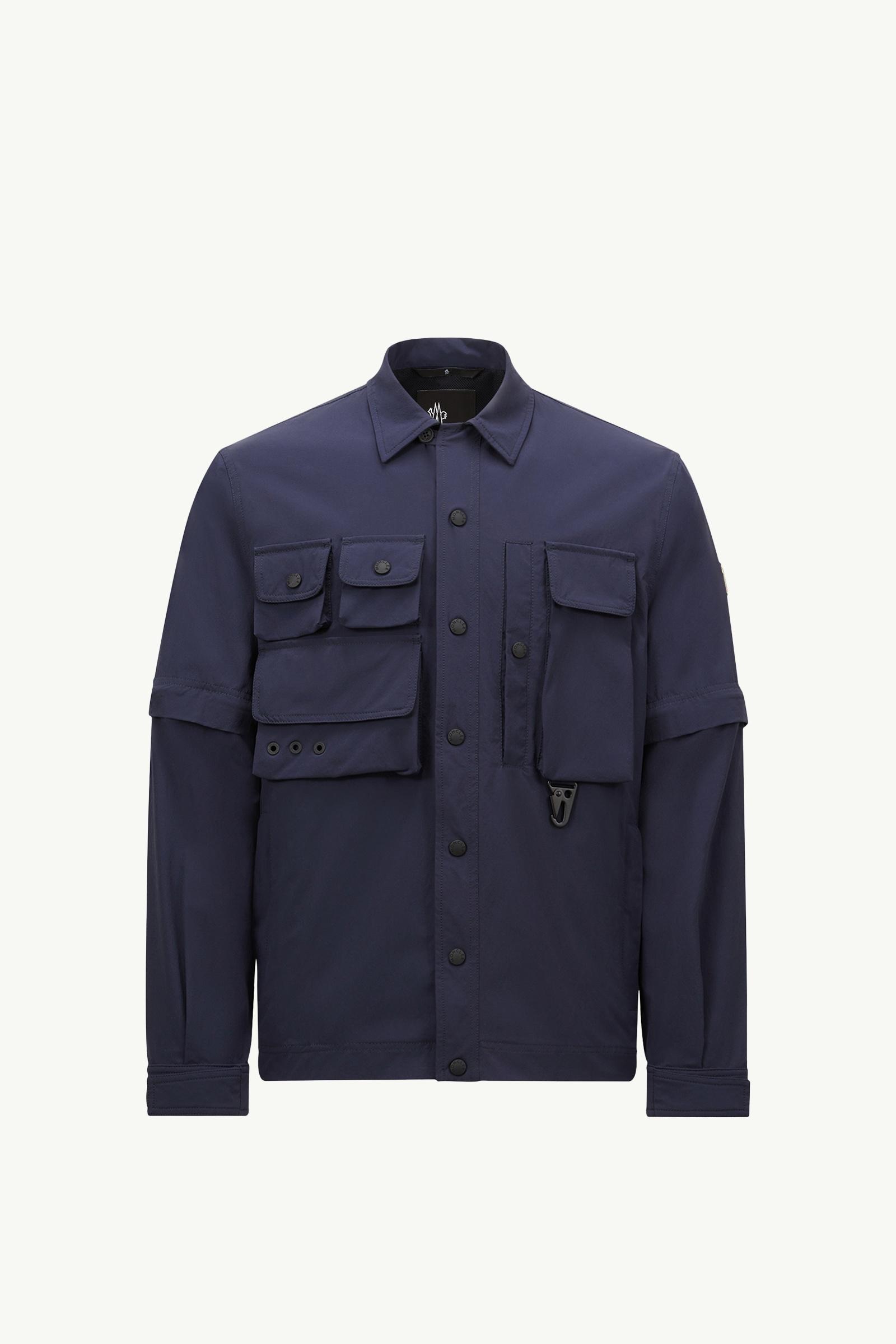 MONCLER ネイビー ジャケット Navy Blue Tatra 2-in-1 Water-Repellent Field Jacket - Shirt