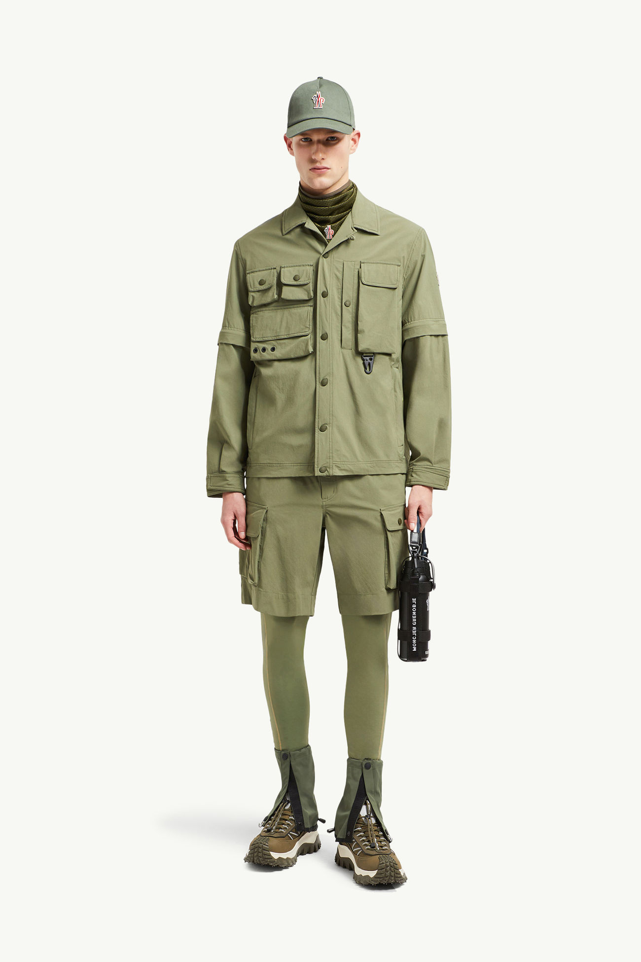 Wasserabweisende Tatra 2-in-1-Feldjacke Herren Salbeigrün Moncler 0