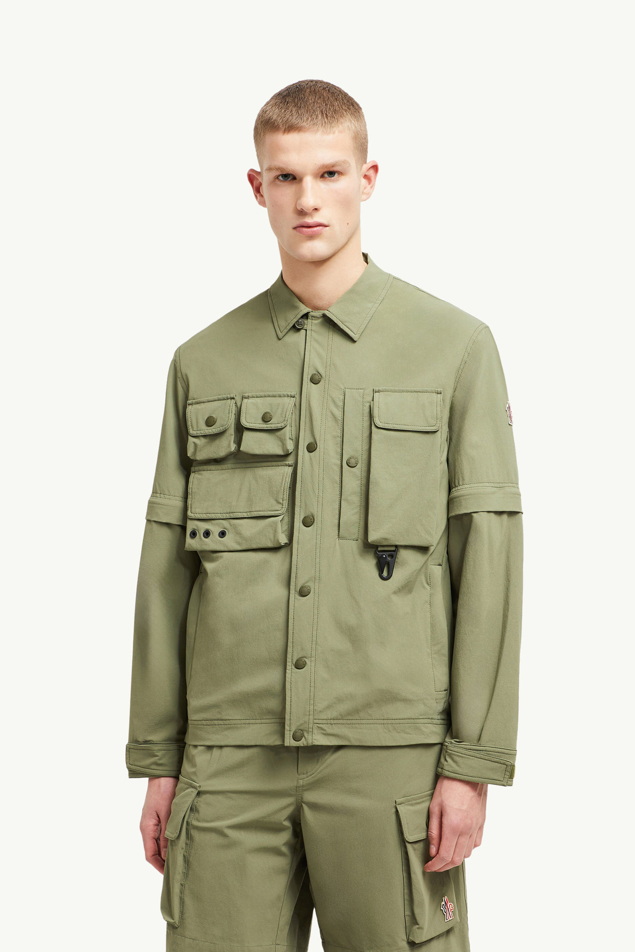 Wasserabweisende Tatra 2-in-1-Feldjacke Herren Salbeigrün Moncler 3