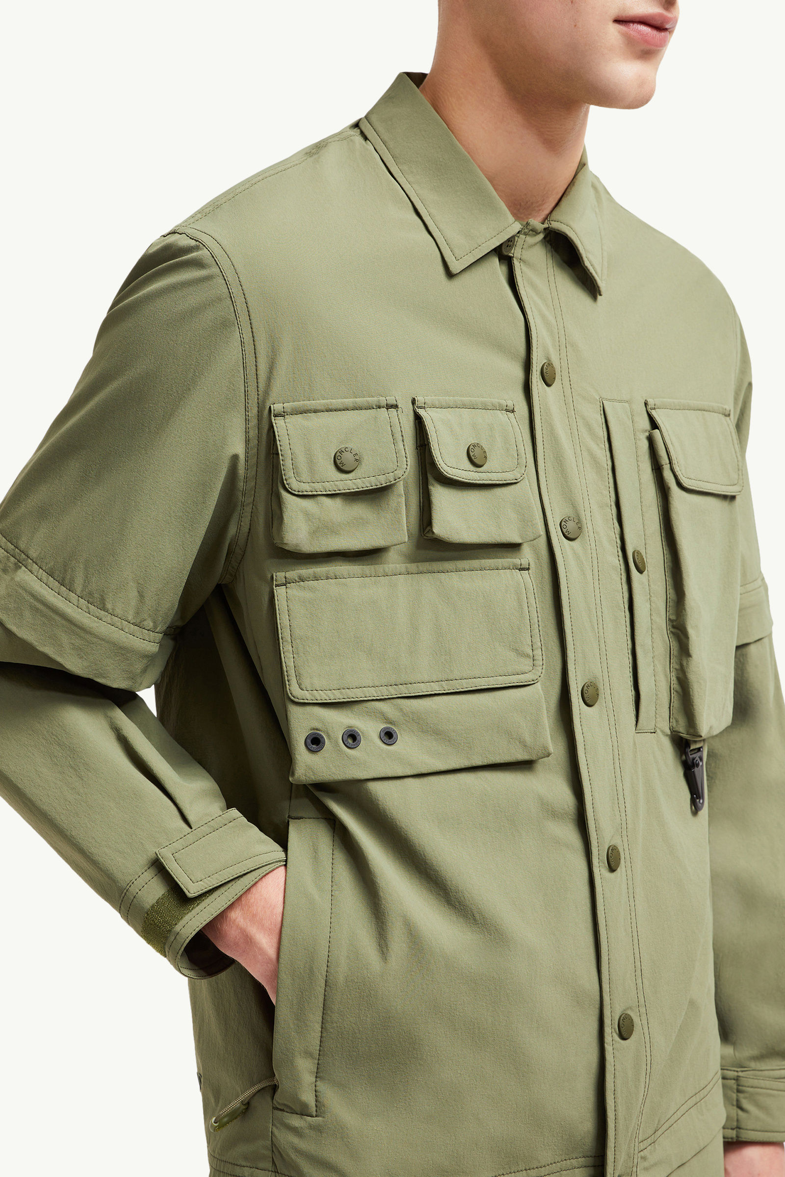 Tatra 2-in-1 Water-Repellent Field Jacket Men Sage Green Moncler 5