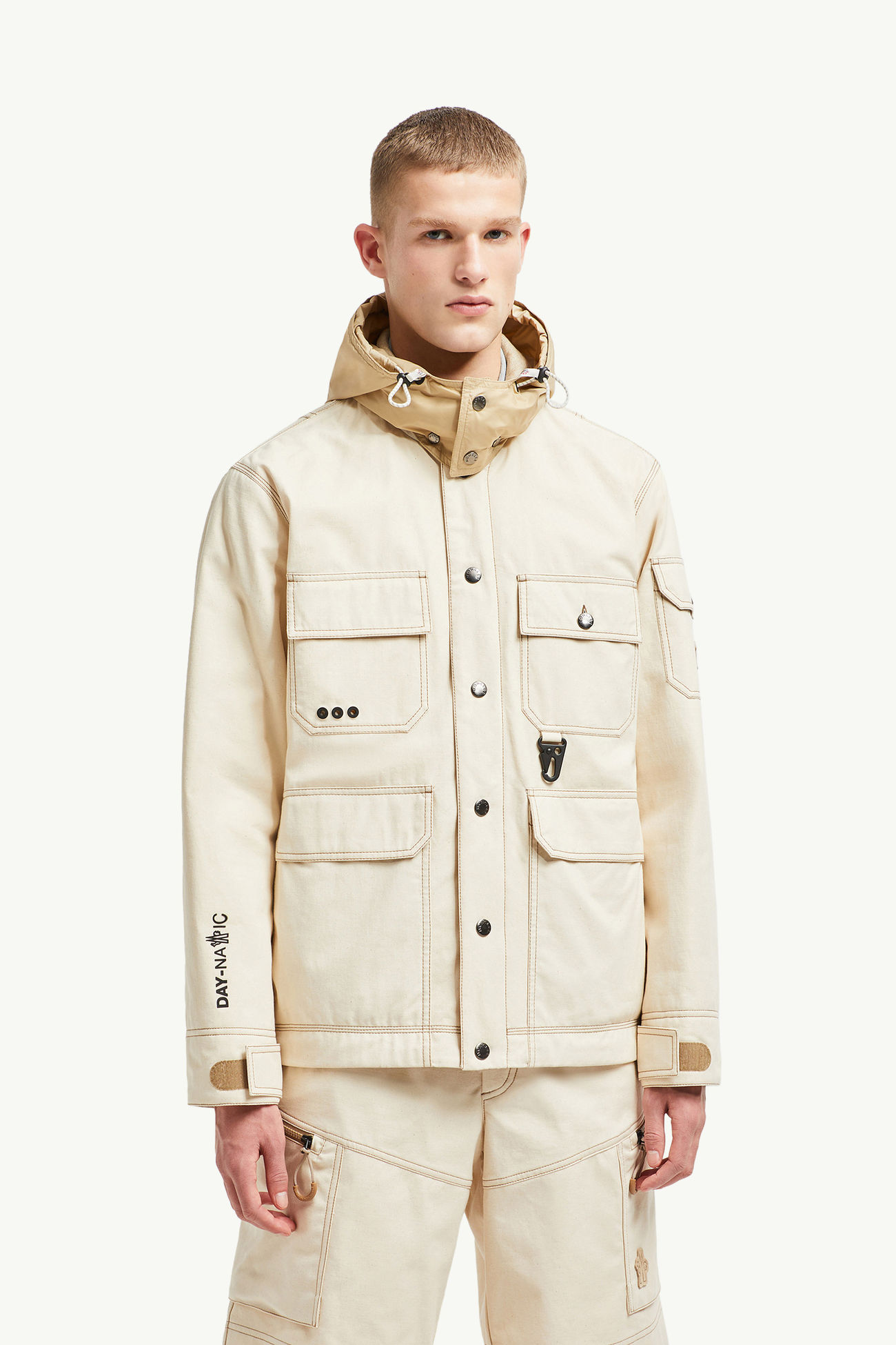Doudoune utilitaire en coton Kelpius Hommes Beige Clair Moncler 3