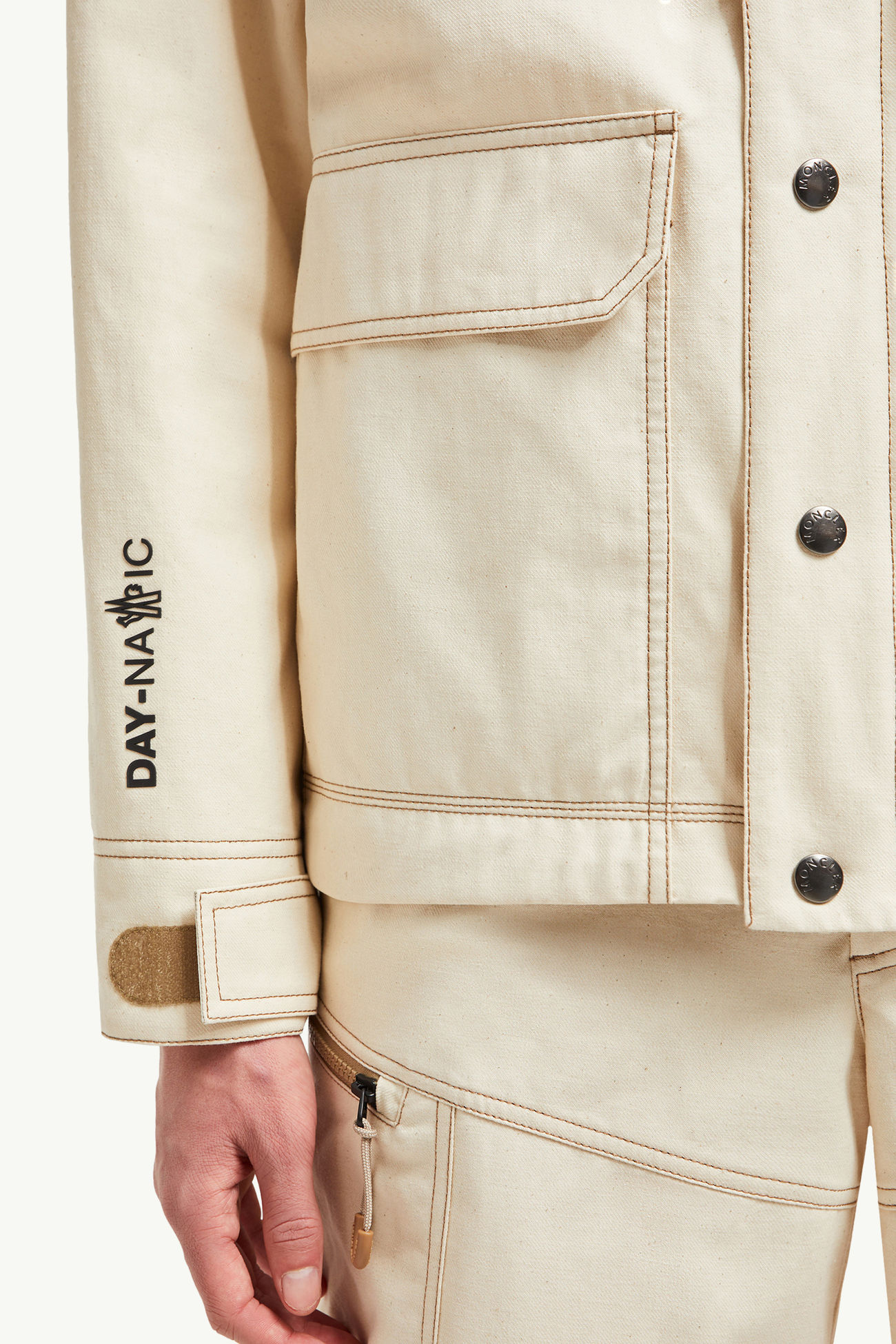 Giacca field imbottita in cotone Kelpius Uomo Beige Chiaro Moncler 5