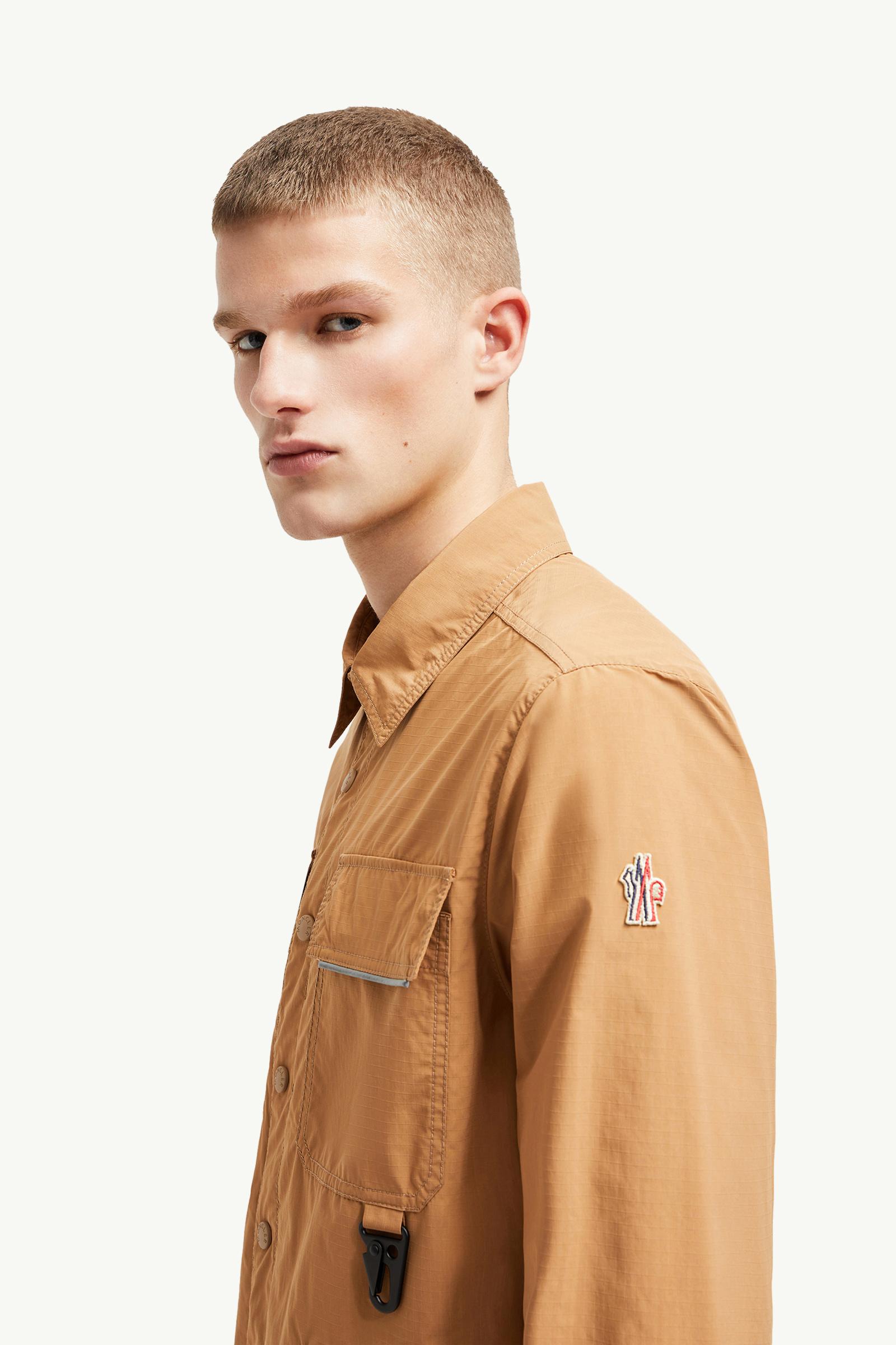 Zennor Shirt Jacket Men Ochre Orange Moncler 1