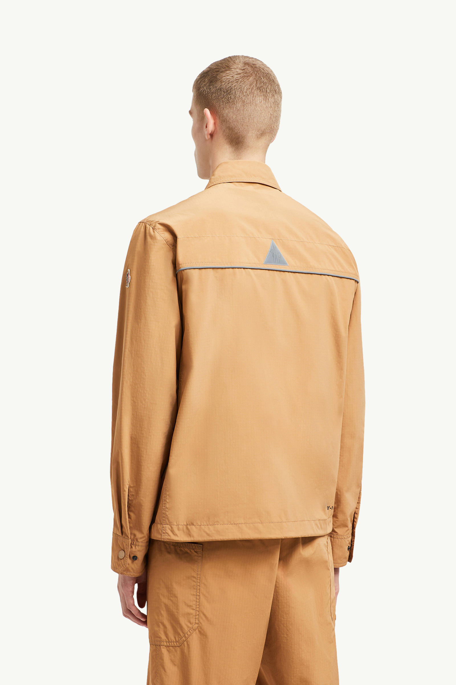 Zennor Shirt Jacket Men Ochre Orange Moncler 4