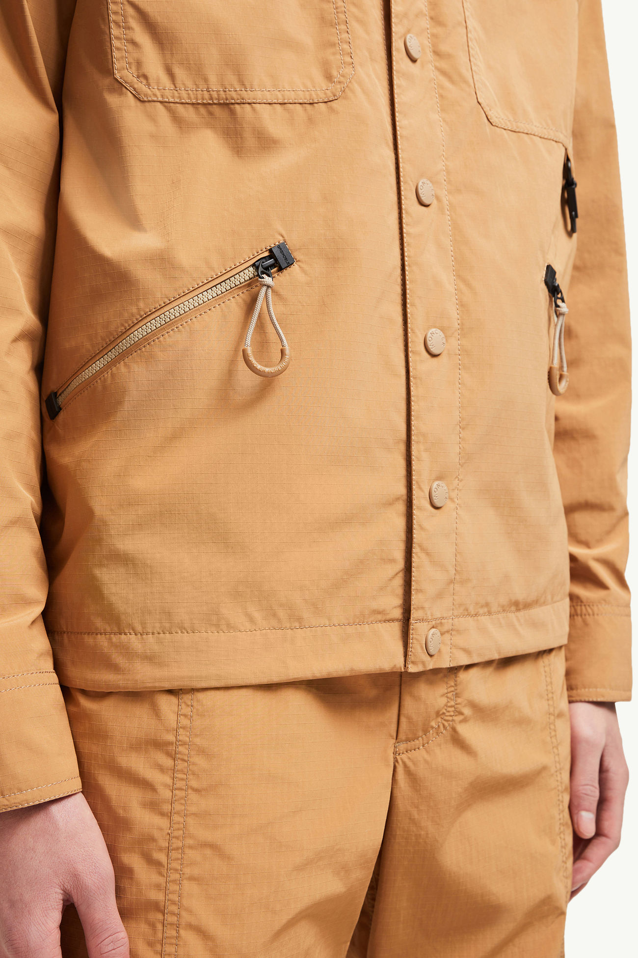 Zennor Hemdjacke Herren Ockerorange Moncler 5