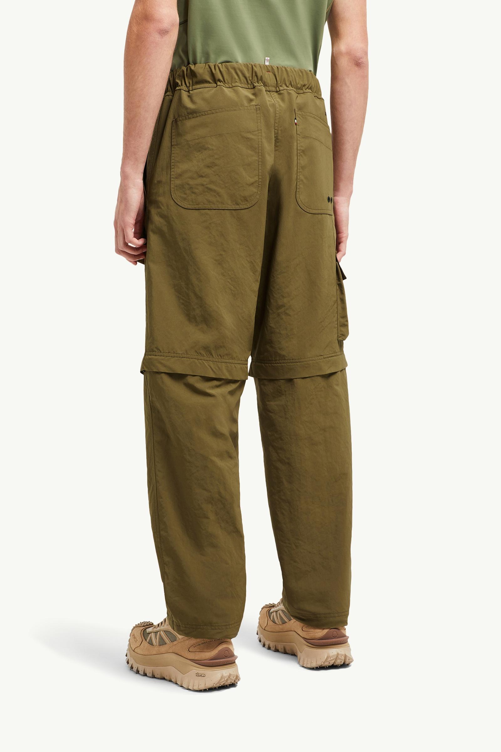 Khaki 2-in-1 Cargo Trousers - Trousers & Shorts for Men