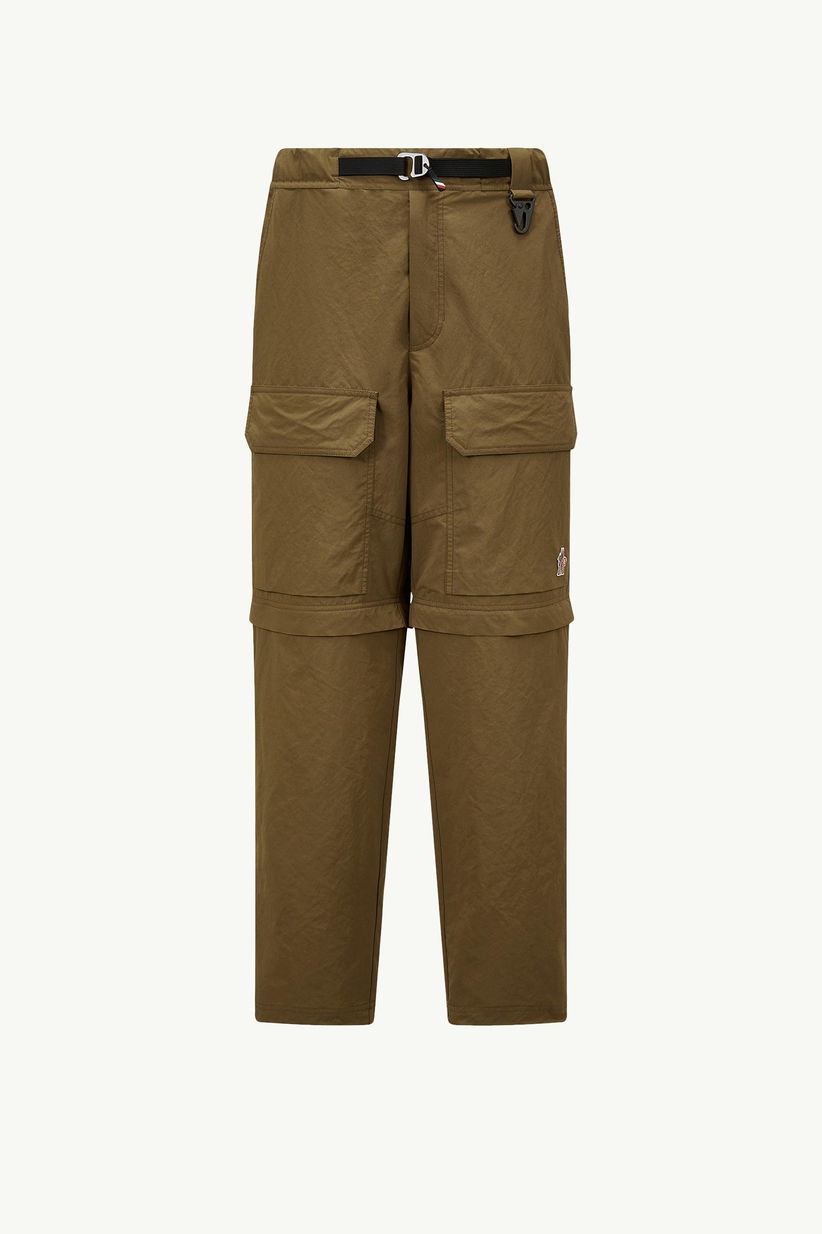 Khaki 2-in-1 Cargo Trousers - Trousers & Shorts for Men