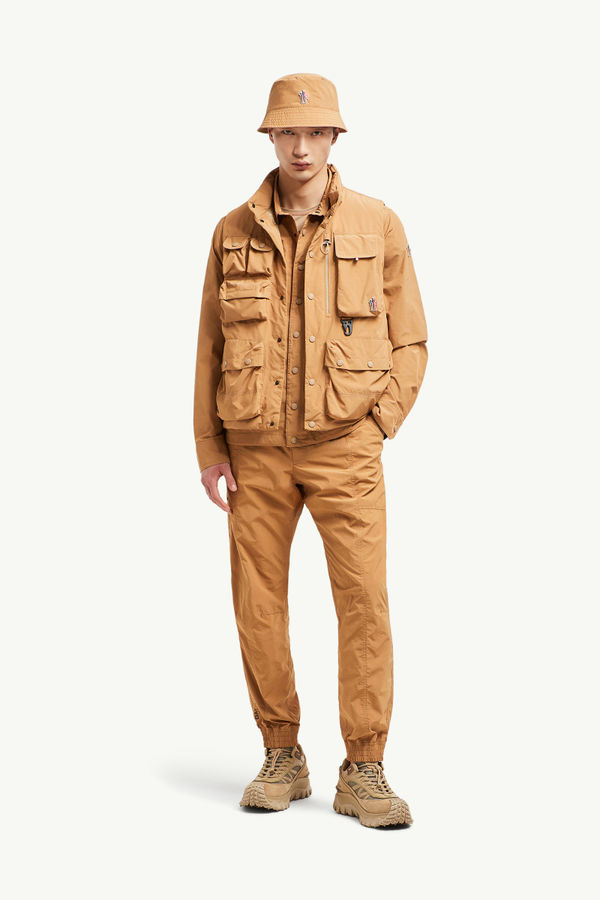 Ripstop Jogging Trousers Men Light Brown Moncler 0