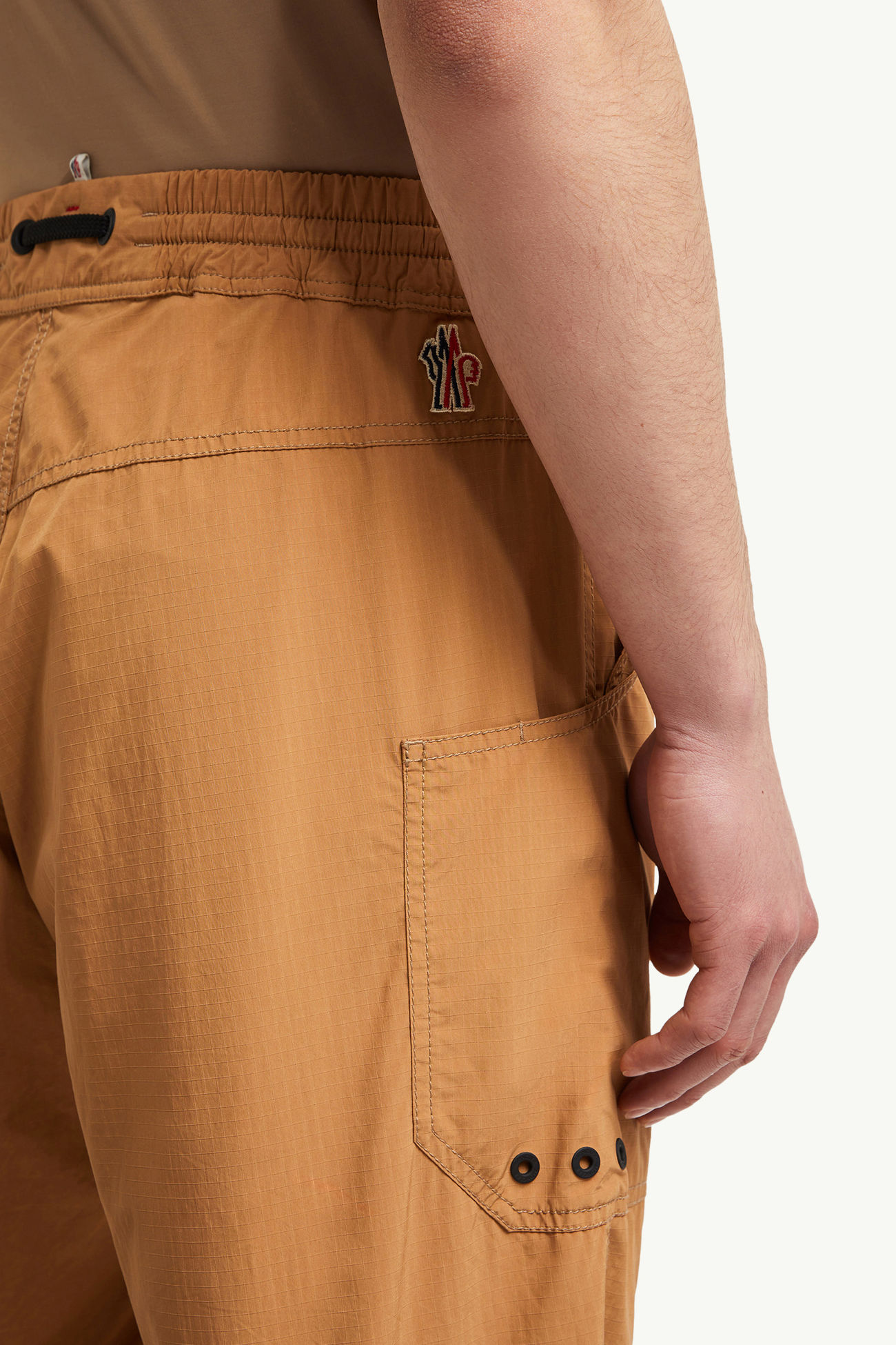 Pantalon de jogging en ripstop Hommes Marron clair Moncler 5