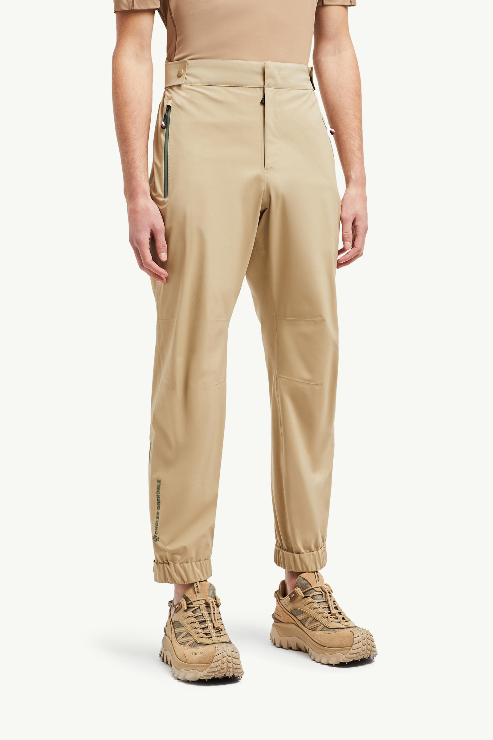 GORE-TEX Jogging Trousers Men Beige Moncler 3