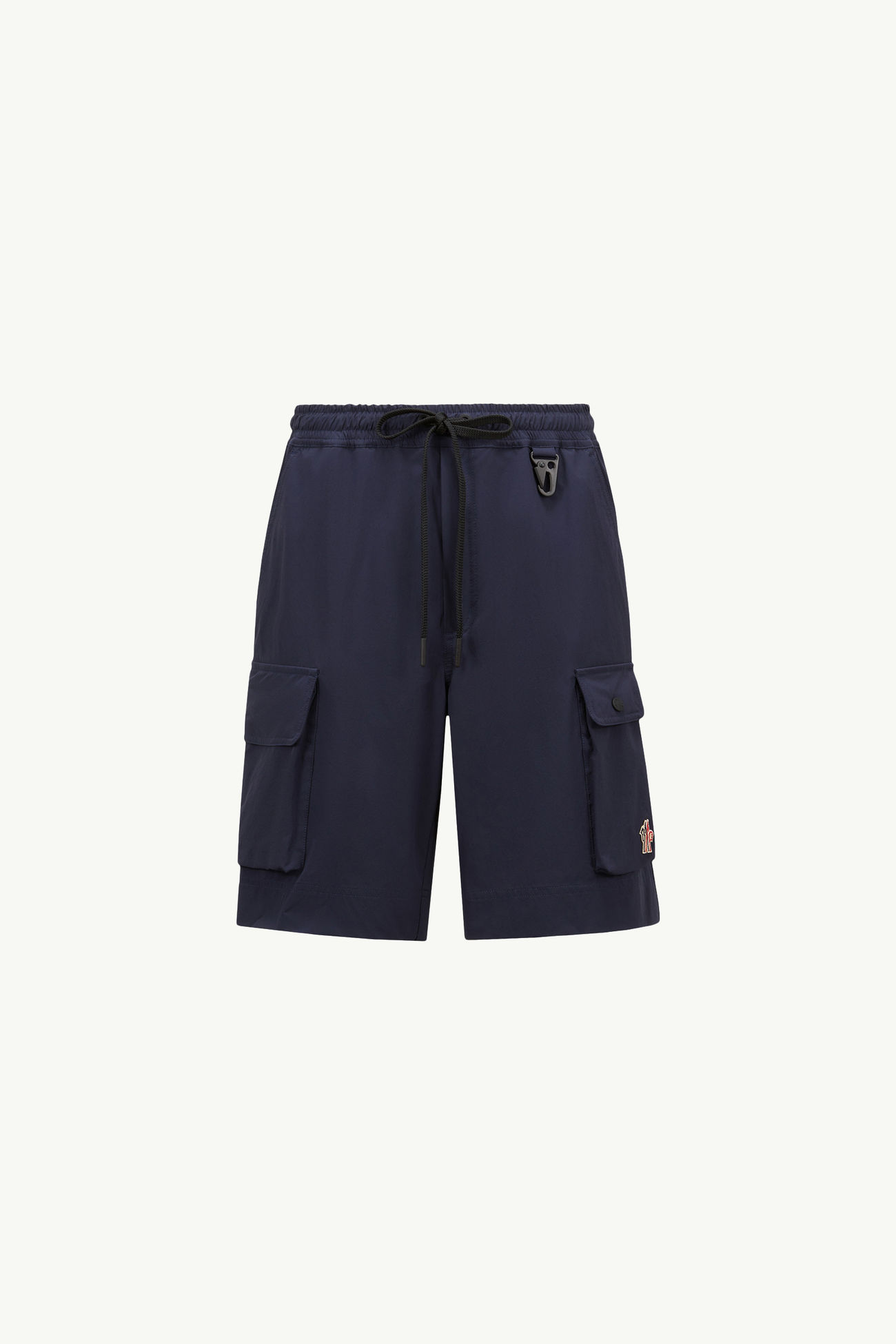 Water-Repellent Cargo Shorts Men Navy Blue Moncler 2