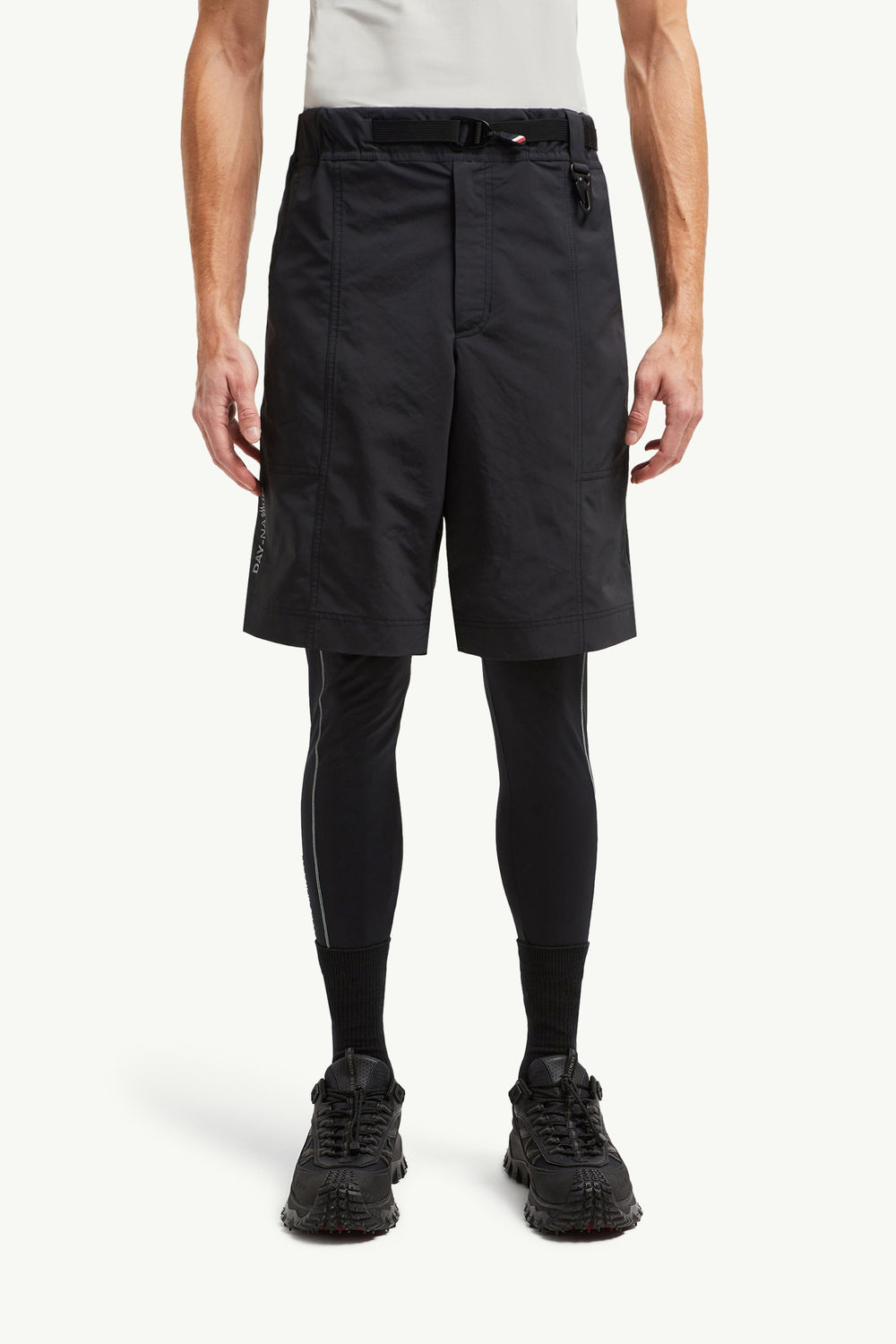 Technical Froissé Shorts Men Black Moncler 3