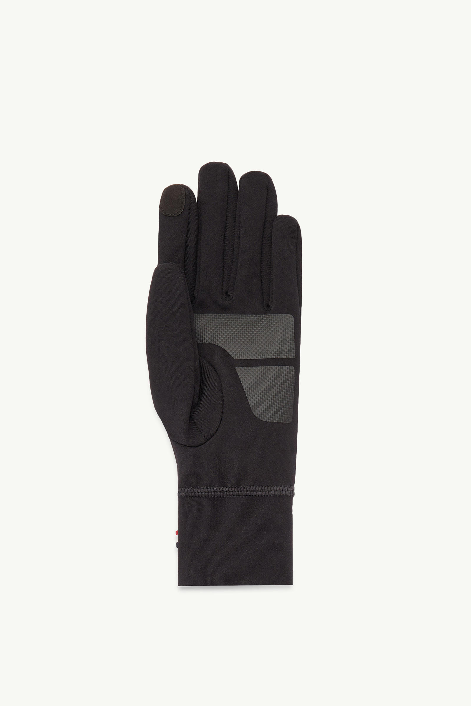 Touch Screen Jersey Gloves Men Black Moncler 3