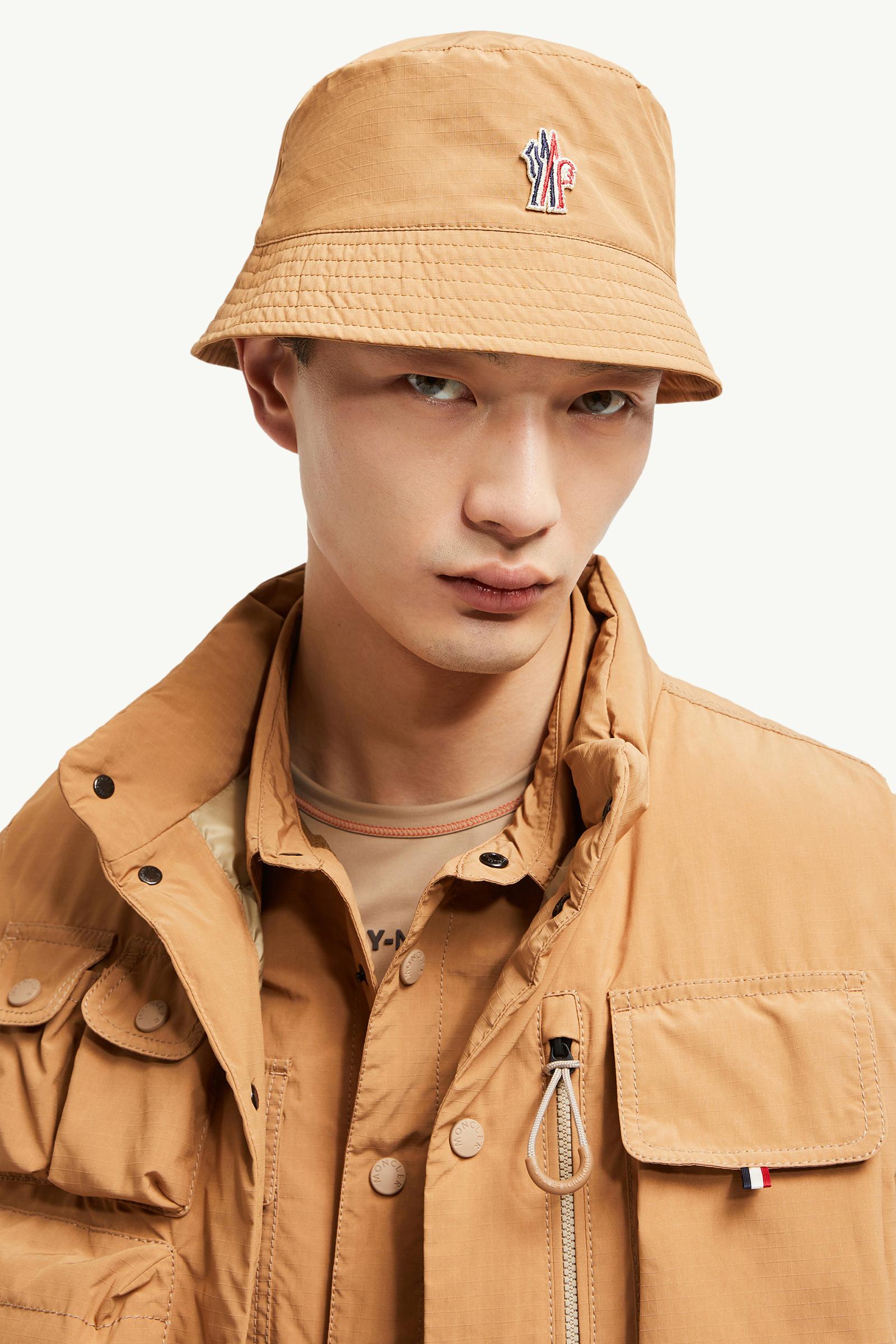 Packable Bucket Hat Men Light Brown Moncler 1