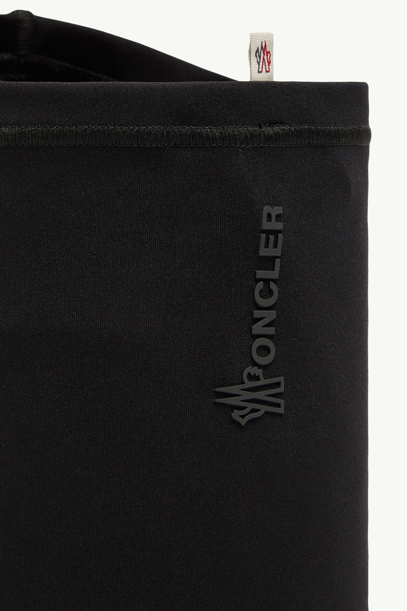 Cache-col en jersey technique Hommes Noir Moncler 4