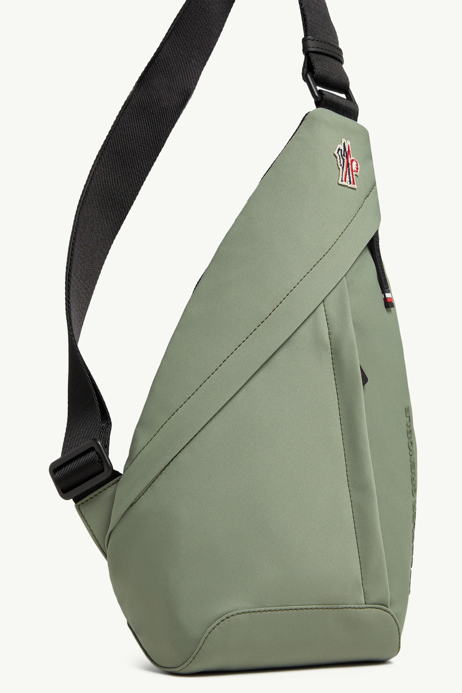 Water-Repellent Crossbody Bag Men Olive Green Moncler 2