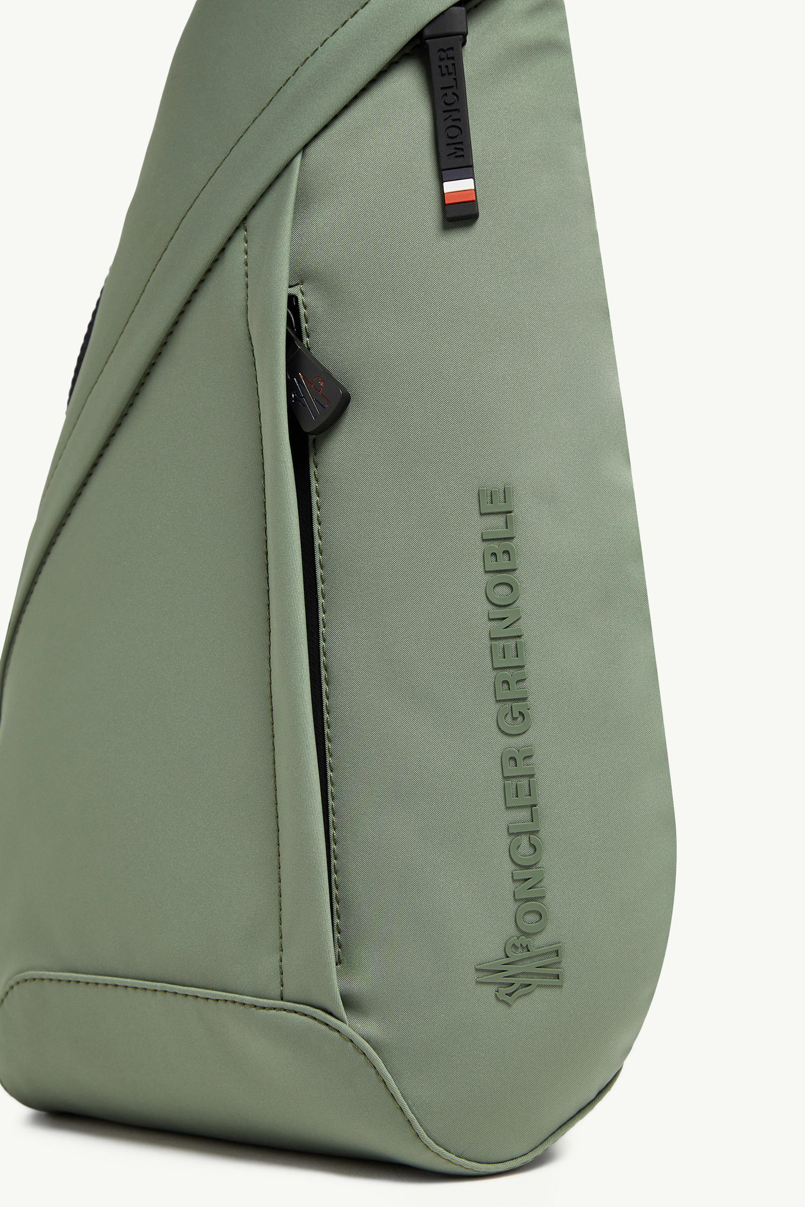 Water-Repellent Crossbody Bag Men Olive Green Moncler 5