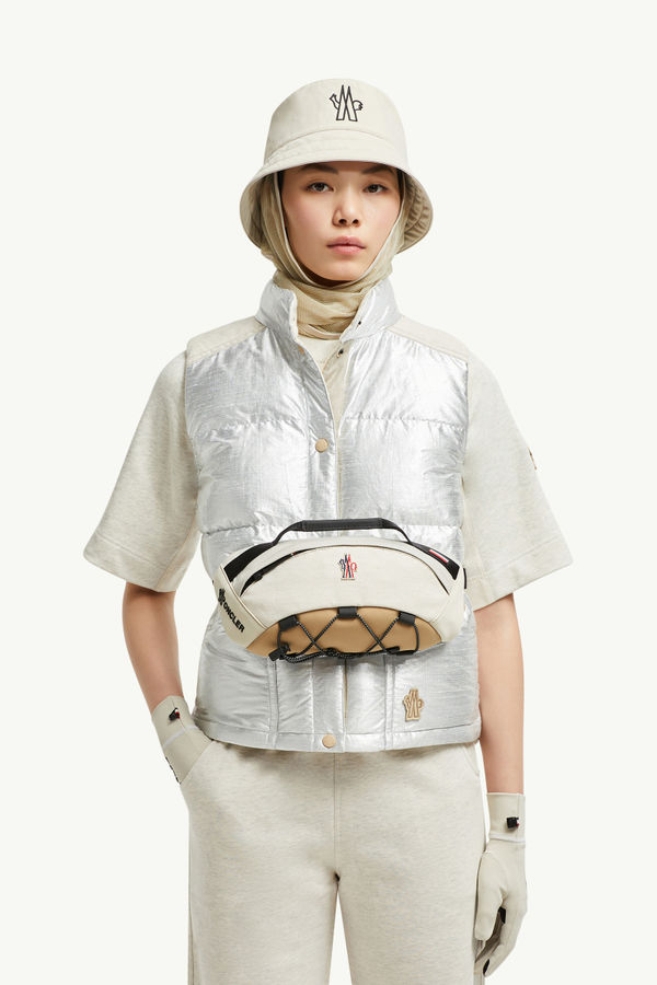 Water-Repellent Belt Bag Men Light Beige Moncler 6
