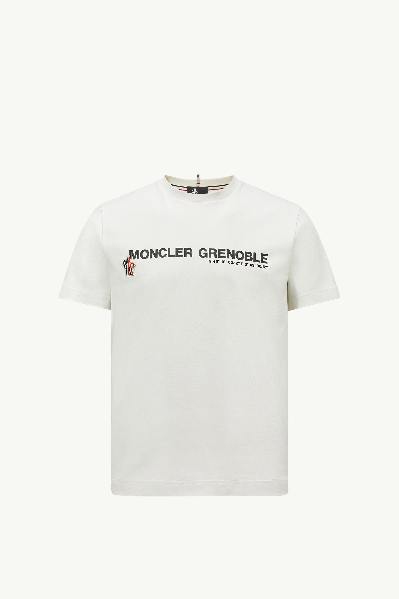 男士标识棉质T恤 男士 象牙白 Moncler 2