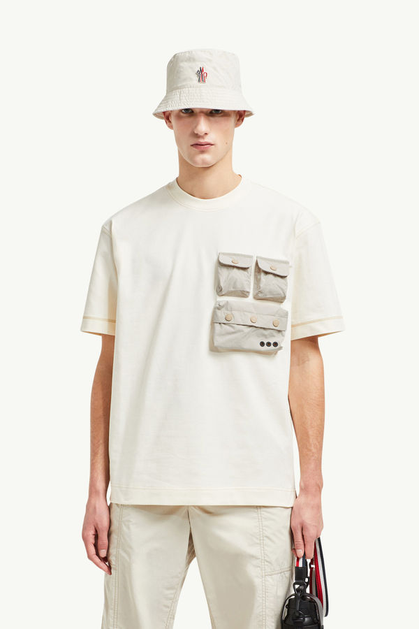 Tシャツ メンズ ホワイトアイボリー Moncler 0