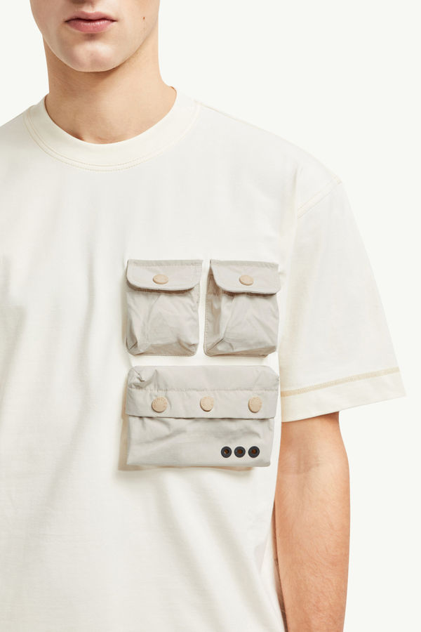 Tシャツ メンズ ホワイトアイボリー Moncler 6