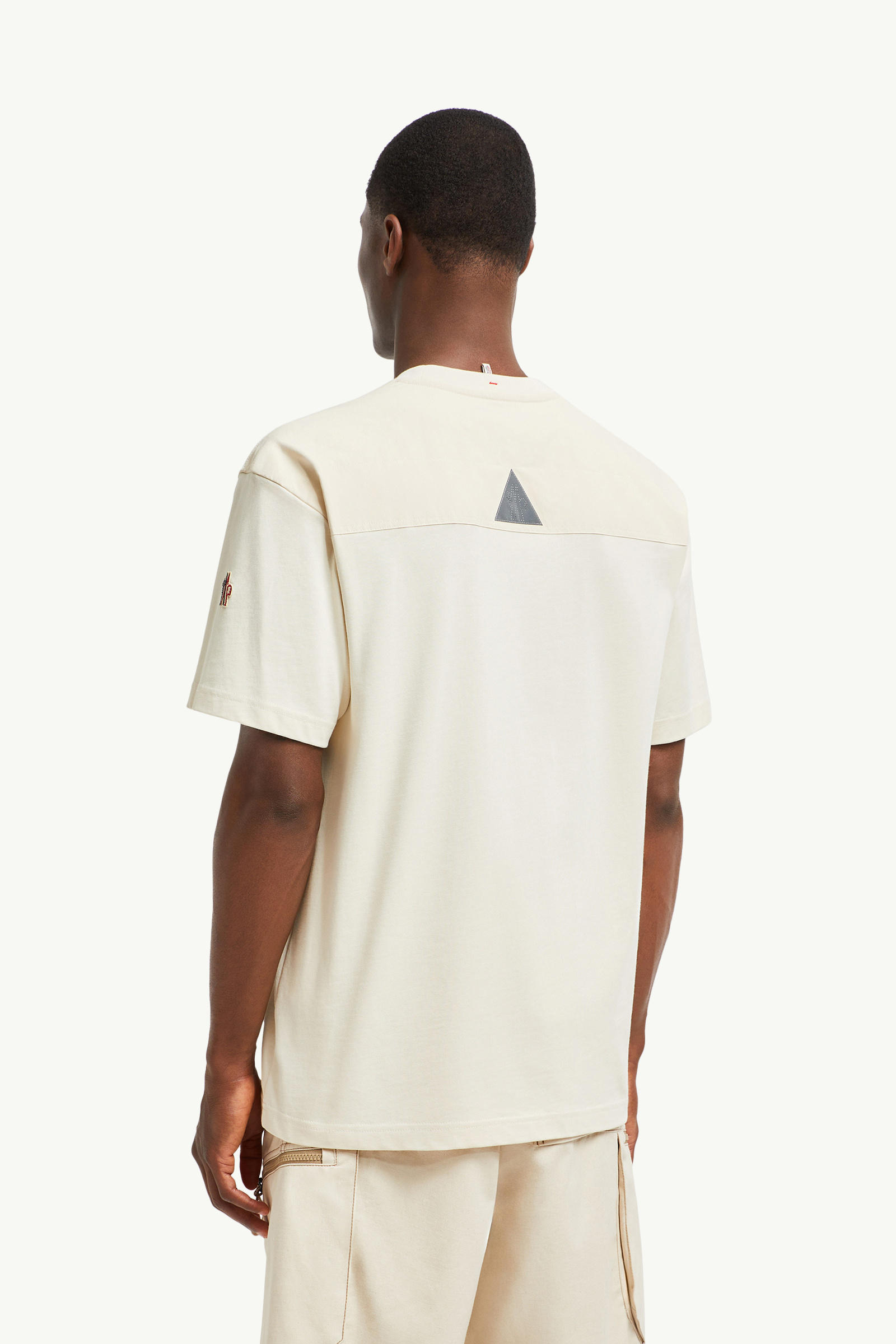 Cotton T-shirt with Pocket Men White Moncler 4