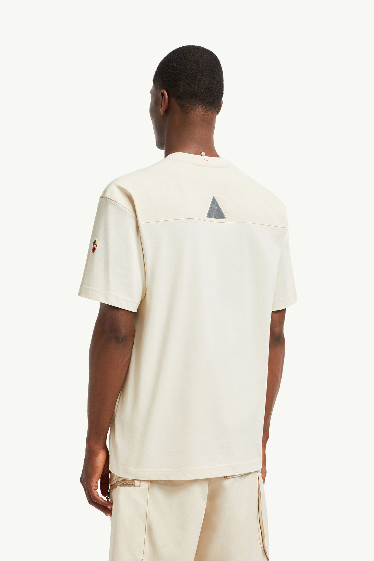 T-shirt in cotone con tasca Uomo Bianco Moncler 4