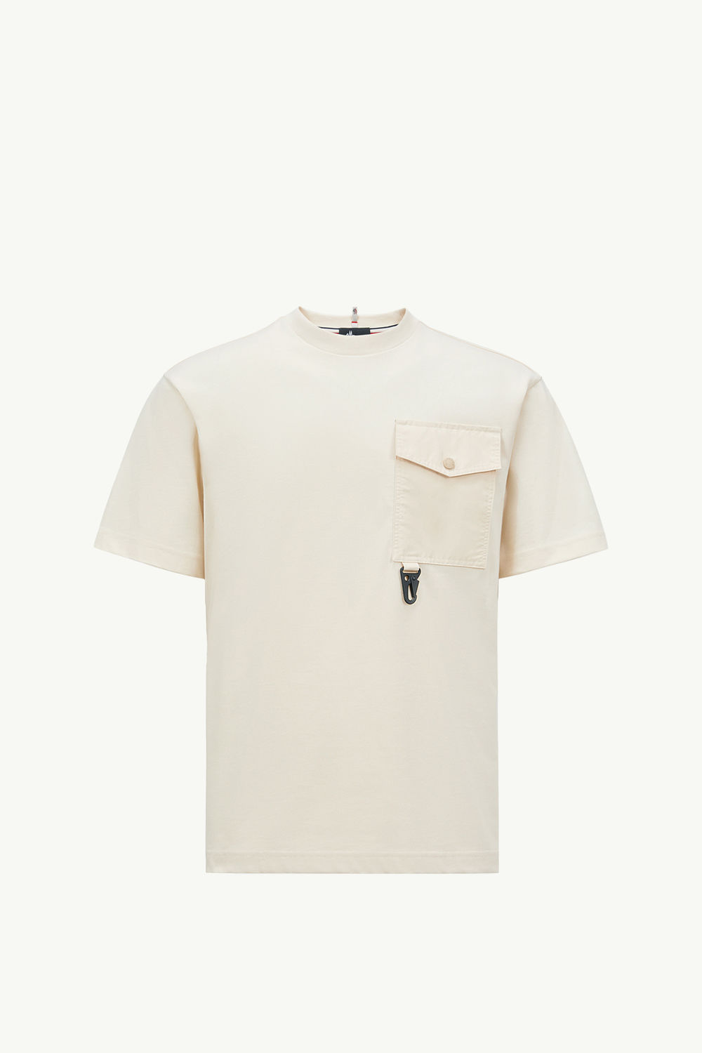 Cotton T-shirt with Pocket Men White Moncler 2