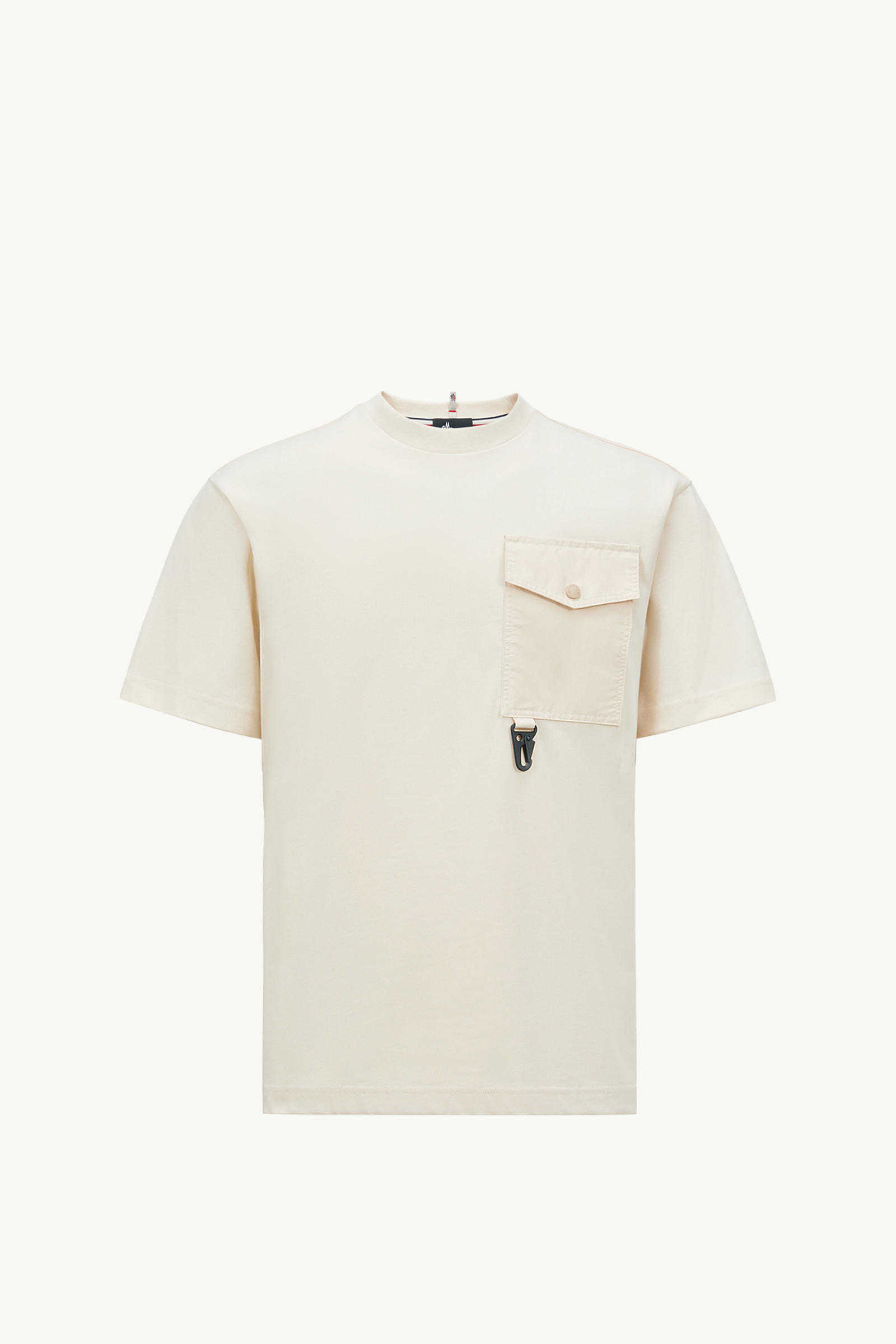 Cotton T-shirt with Pocket Men White Moncler 2