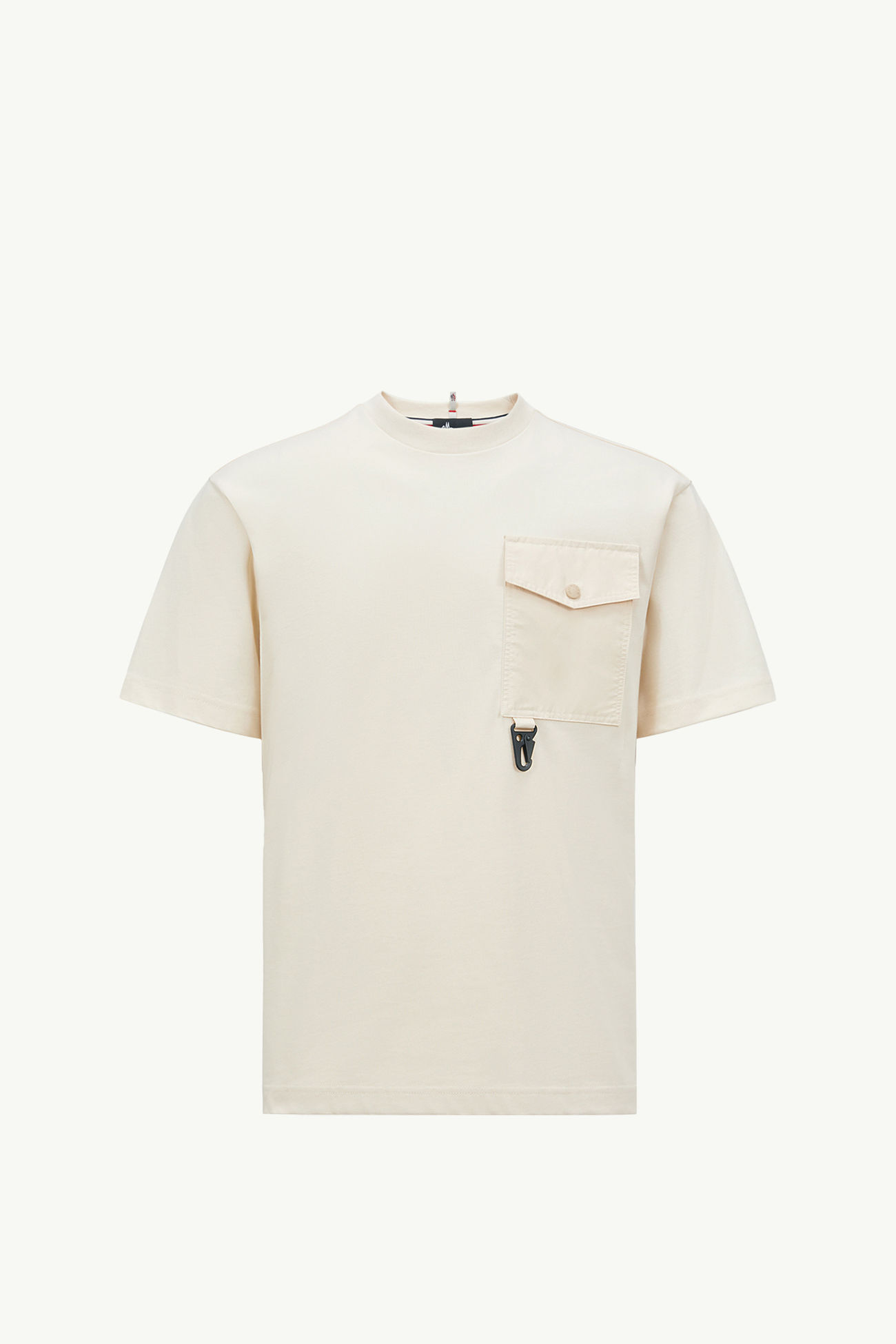 T-shirt in cotone con tasca Uomo Bianco Moncler 2