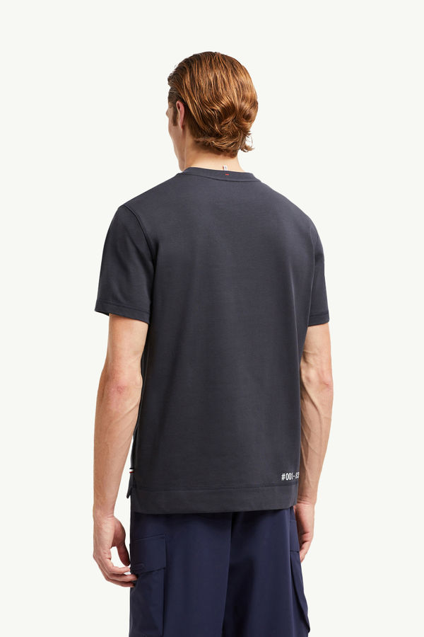 Tシャツ メンズ ネイビーブルー Moncler 4