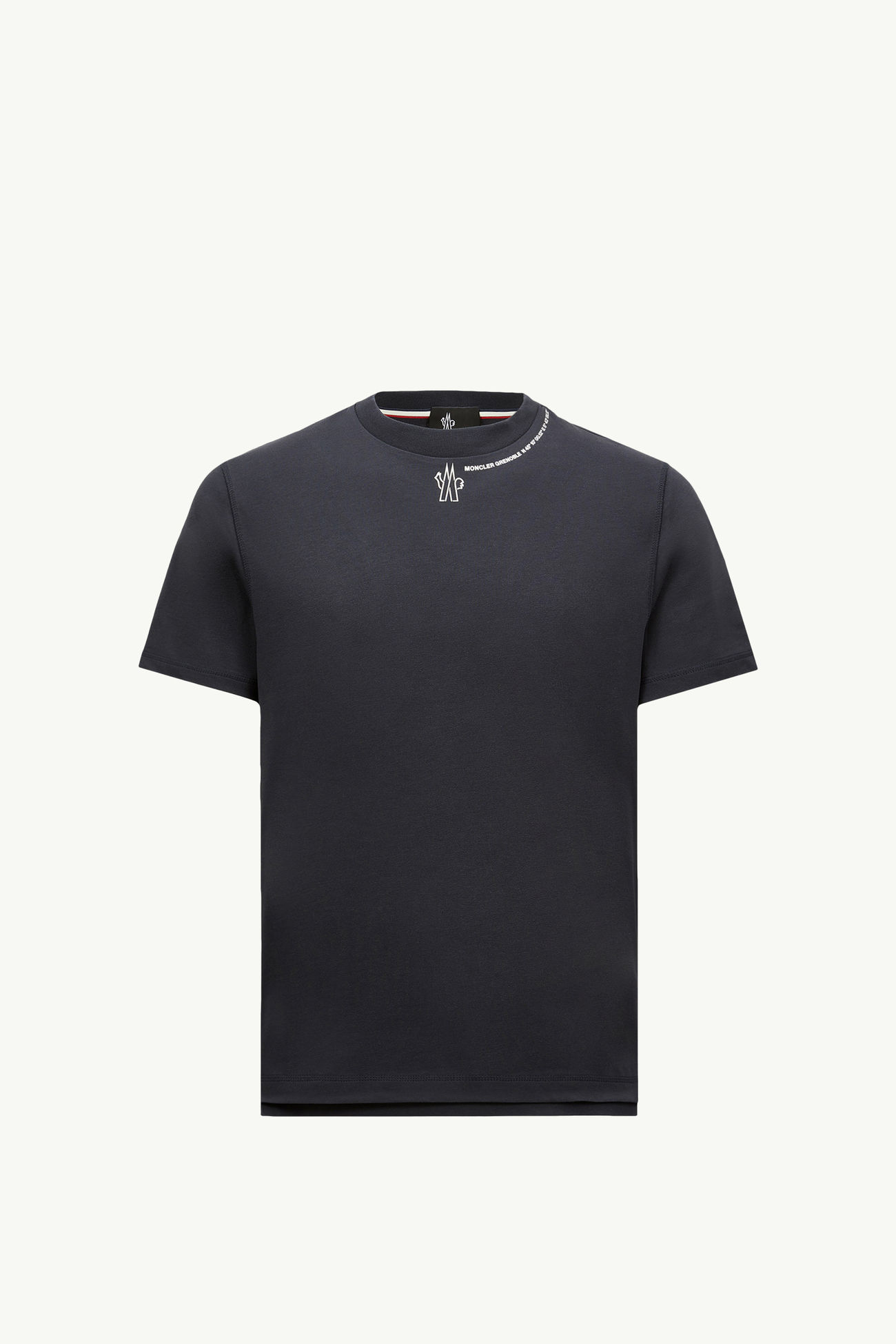 T-shirt logata in cotone Uomo Blu Navy Moncler 2