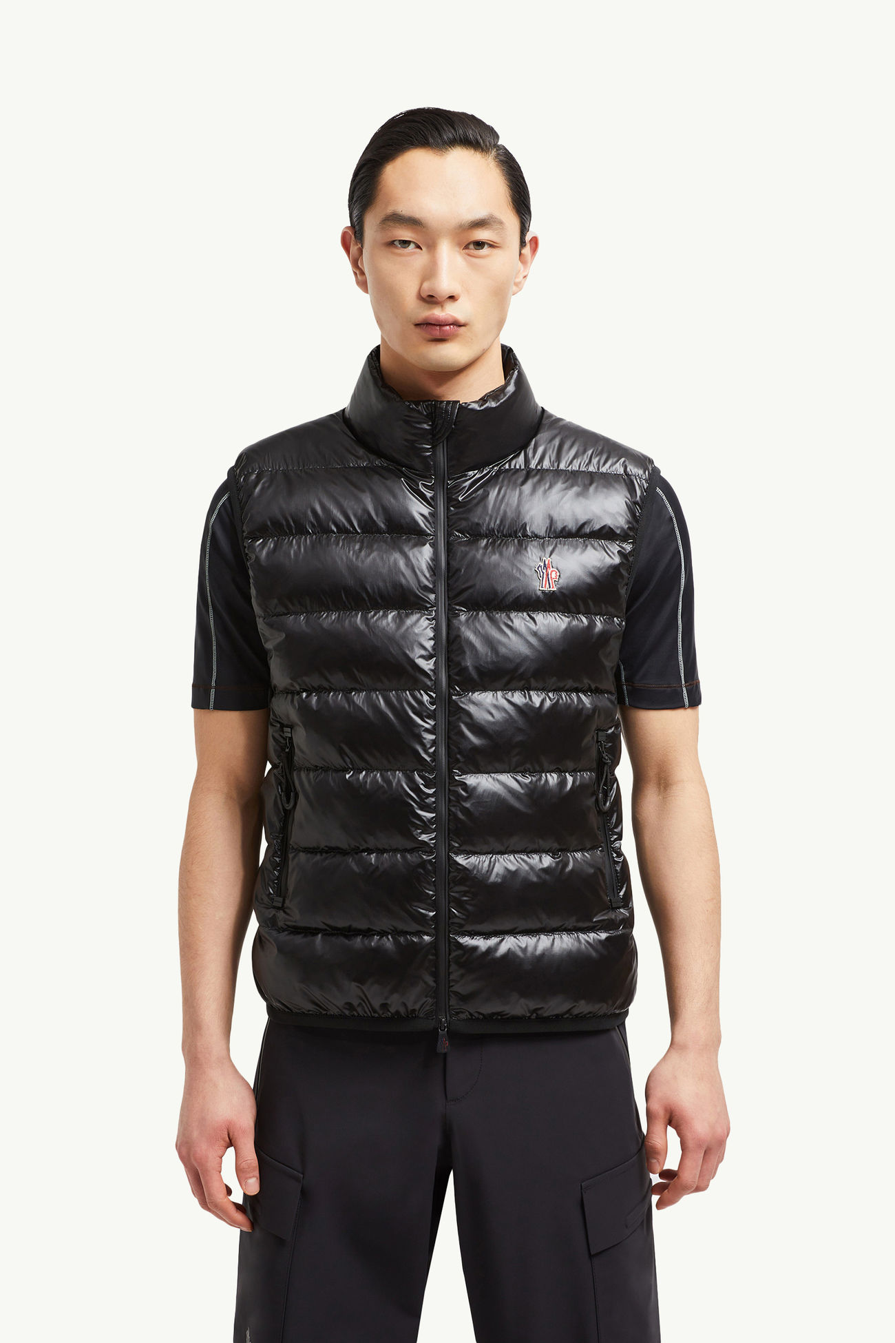 Daunenweste Herren Schwarz Moncler 3