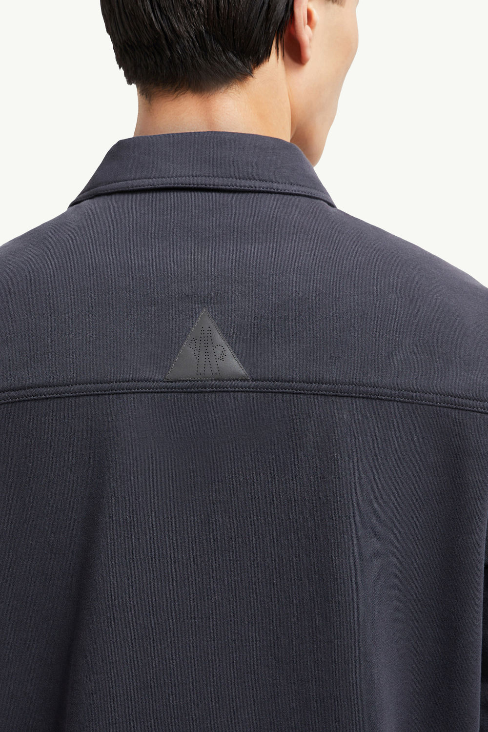 Cotton Shirt Men Navy Blue Moncler 7