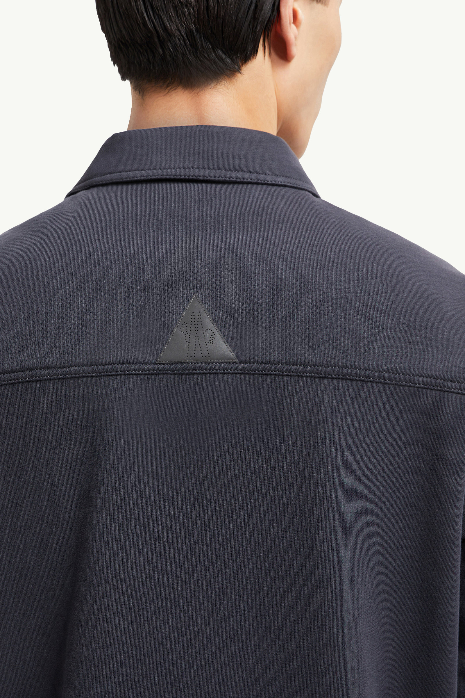 Cotton Shirt Men Navy Blue Moncler 7