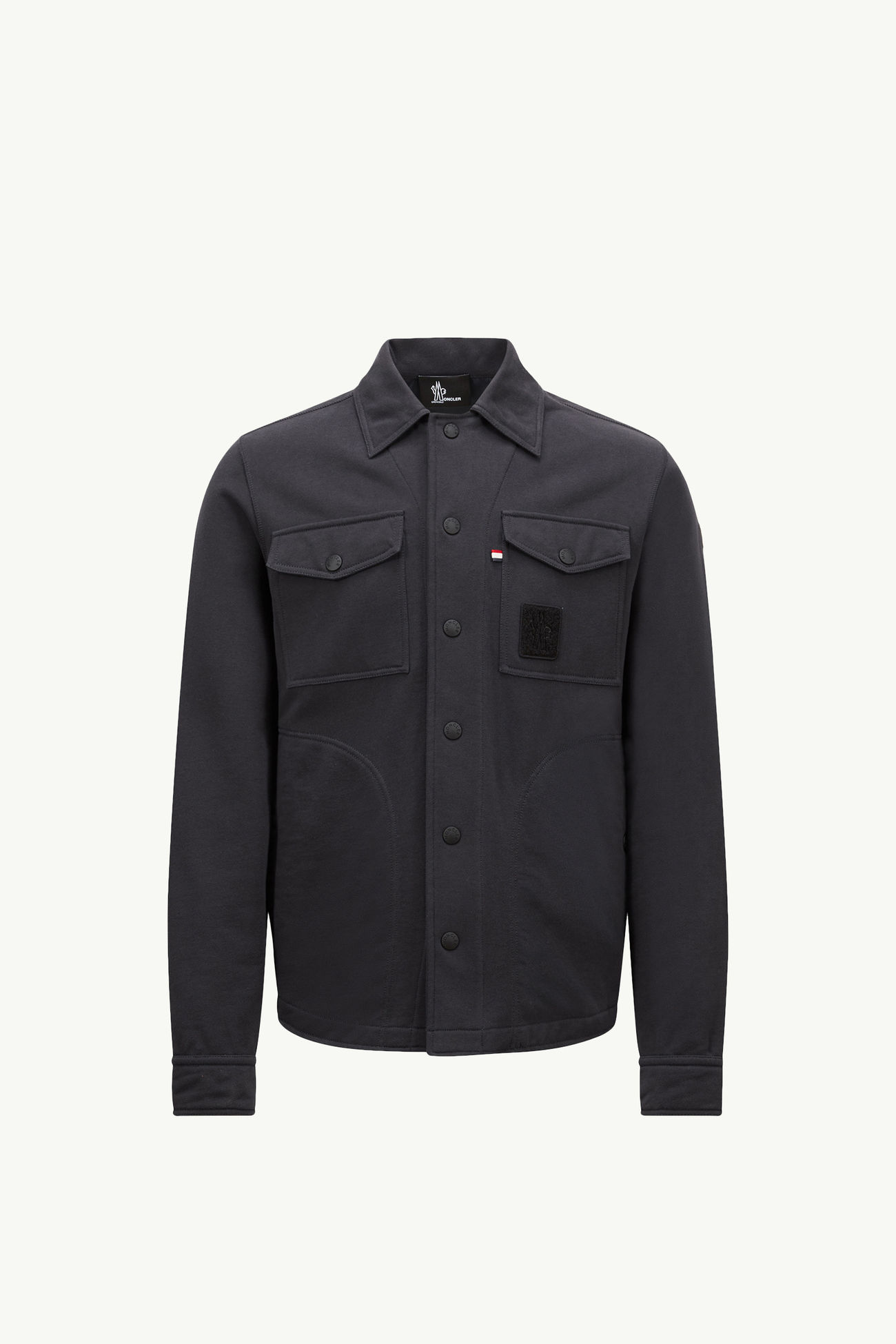 棉質恤衫 男士 海軍藍色 Moncler 2