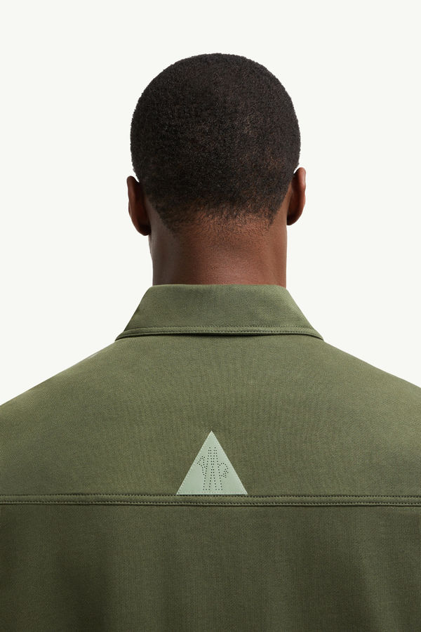 Cotton Shirt Men Olive Green Moncler 7