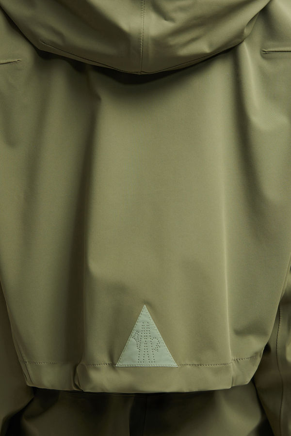 Kibira Hooded Shell Jacket Women Sage Green Moncler 6