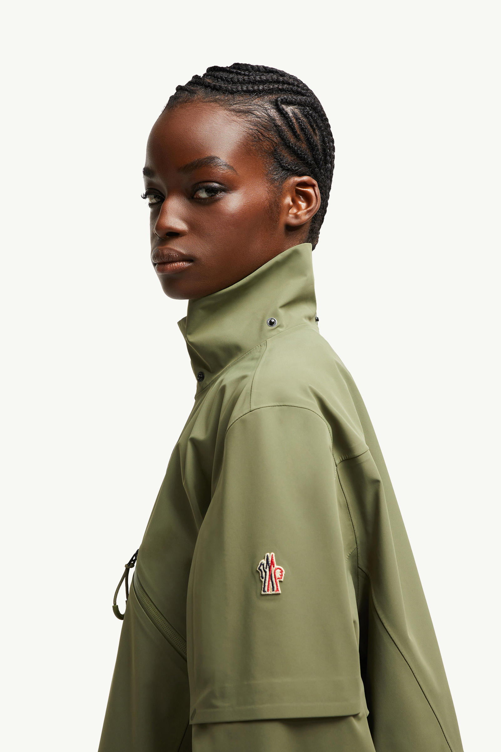 Veste à capuche imperméable Kibira Femmes Vert Sauge Moncler 7