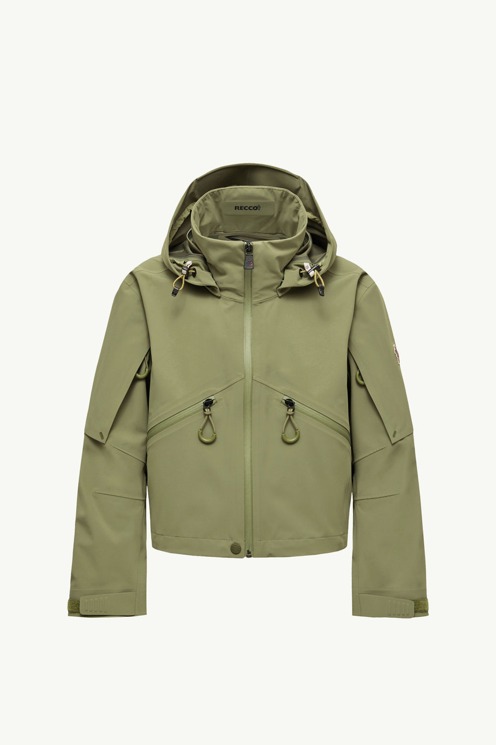 Giacca Shell con cappuccio Kibira Donna Verde Salvia Moncler 2