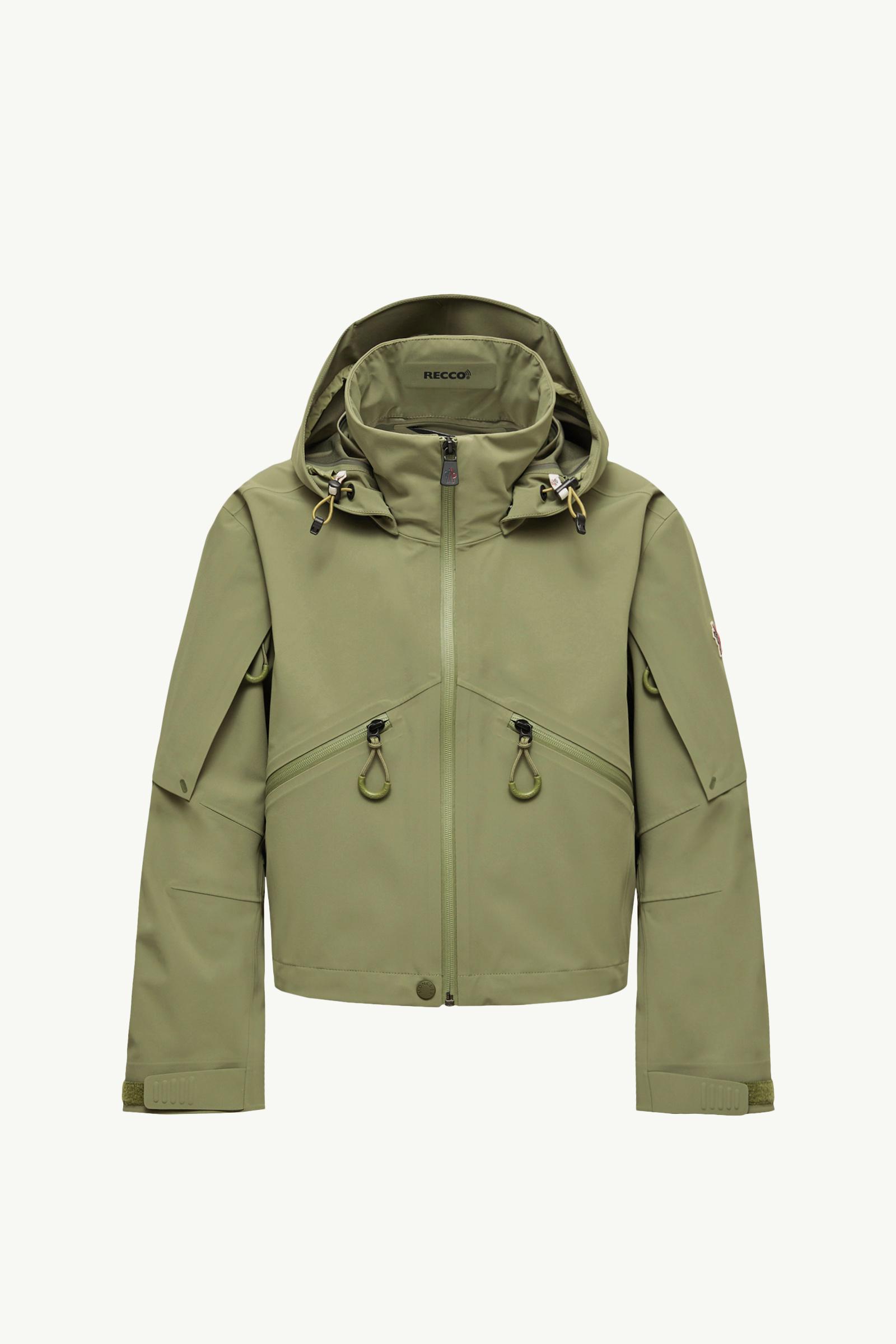 Sage Green Kibira Hooded Shell Jacket - Windbreakers