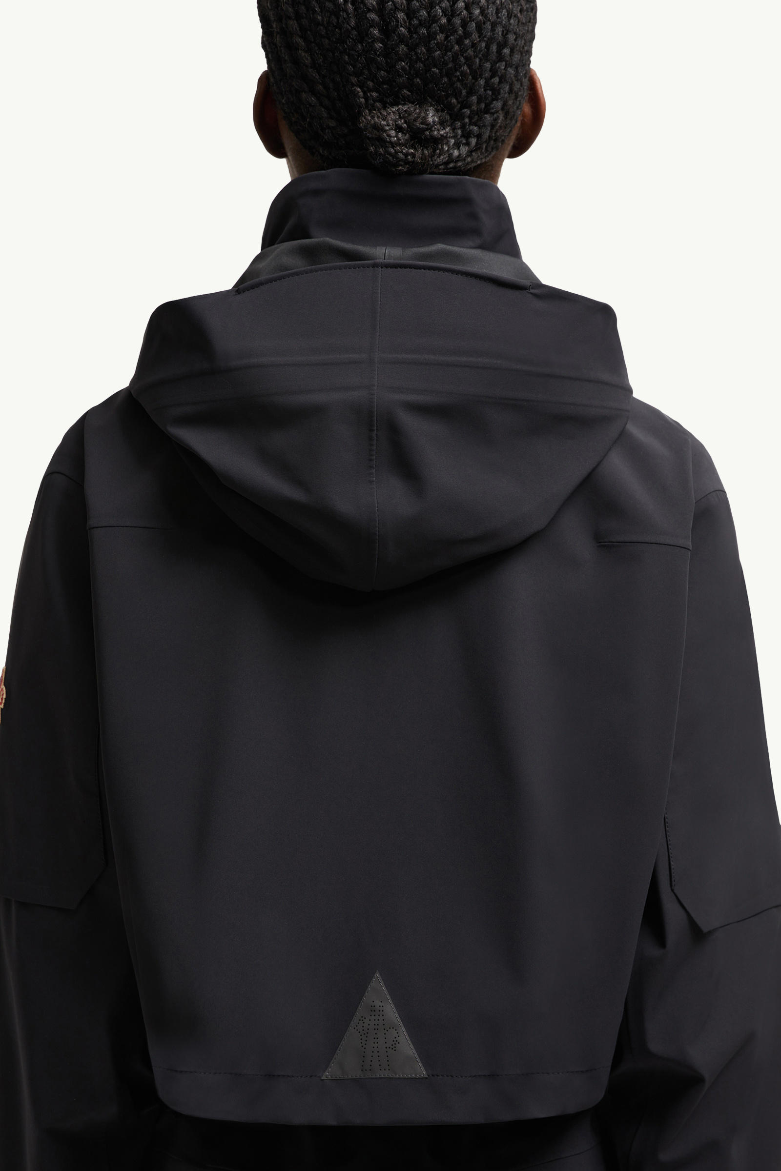 Kibira Shell-Jacke mit Kapuze Damen Schwarz Moncler 6