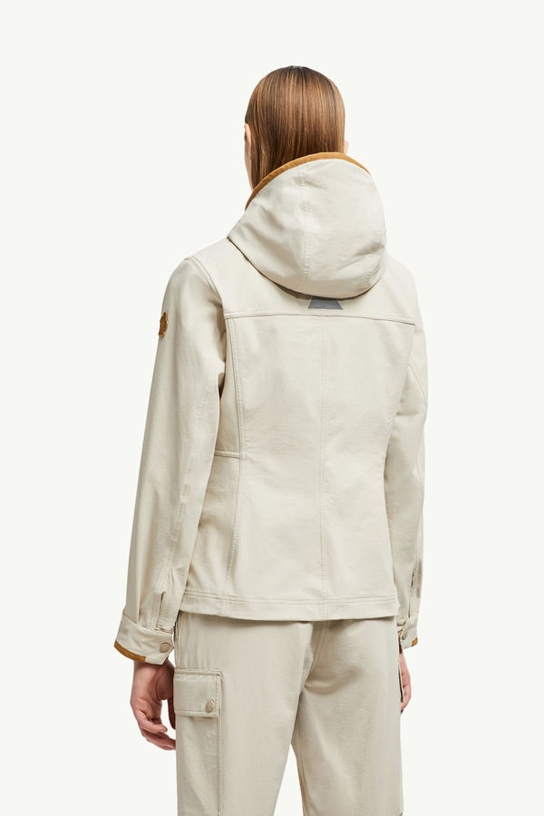Timah Hooded Windbreaker Women Beige Moncler 4