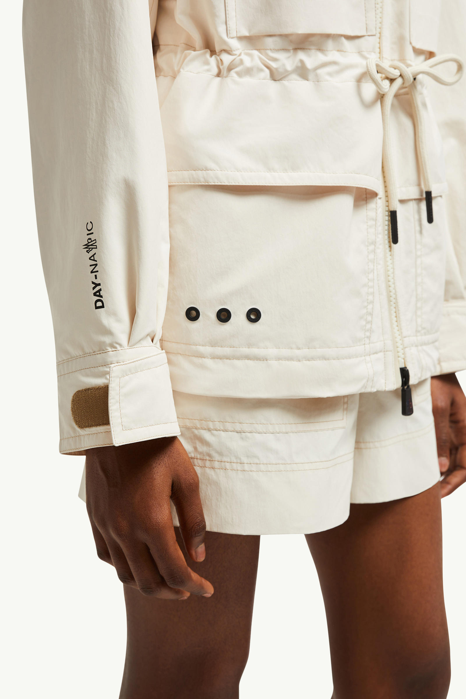 Nimba Hooded Field Down Jacket Women White Moncler 5