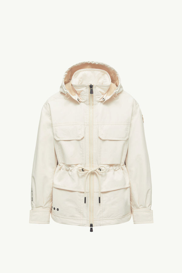 Nimba Hooded Field Down Jacket Women White Moncler 2
