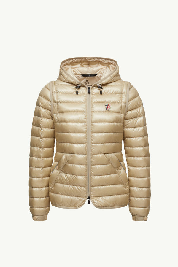 Doudoune courte 2-en-1 Karura à capuche Femmes Beige Sable Moncler 2