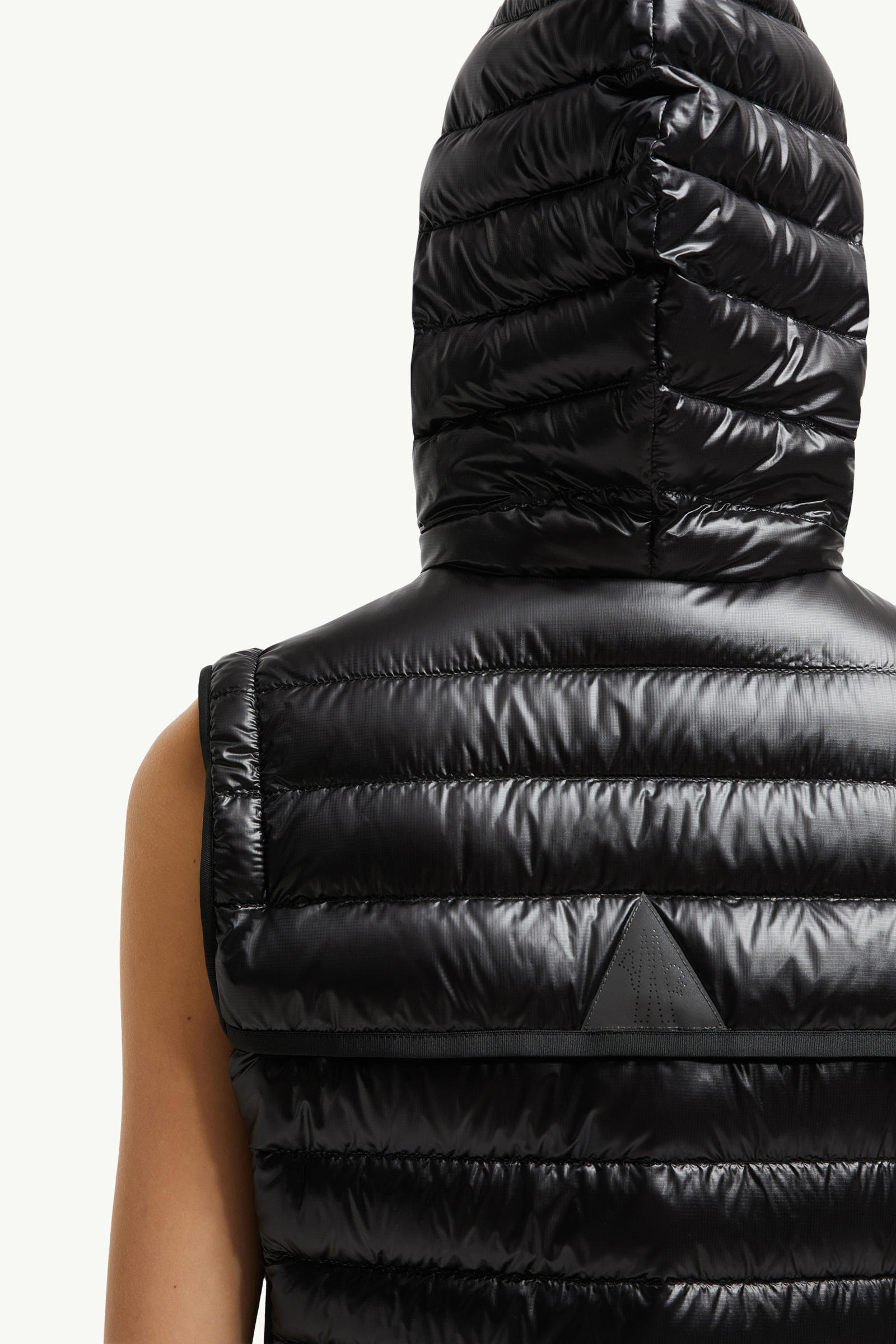 Karura 2-in-1 Hooded Short Down Jacket Women Black Moncler 8