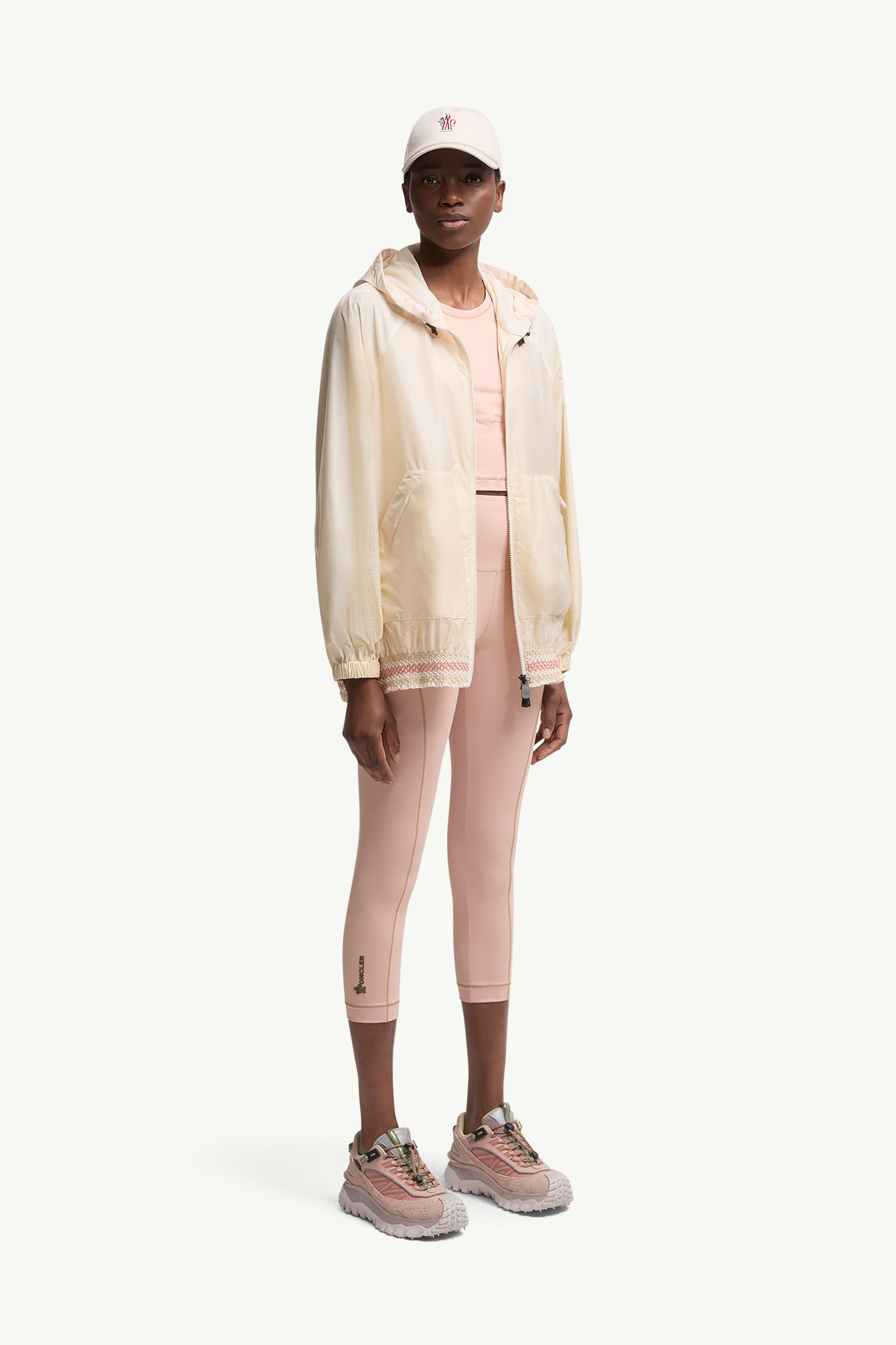 Samedans Packable Hooded Jacket Women White Ivory Moncler 0