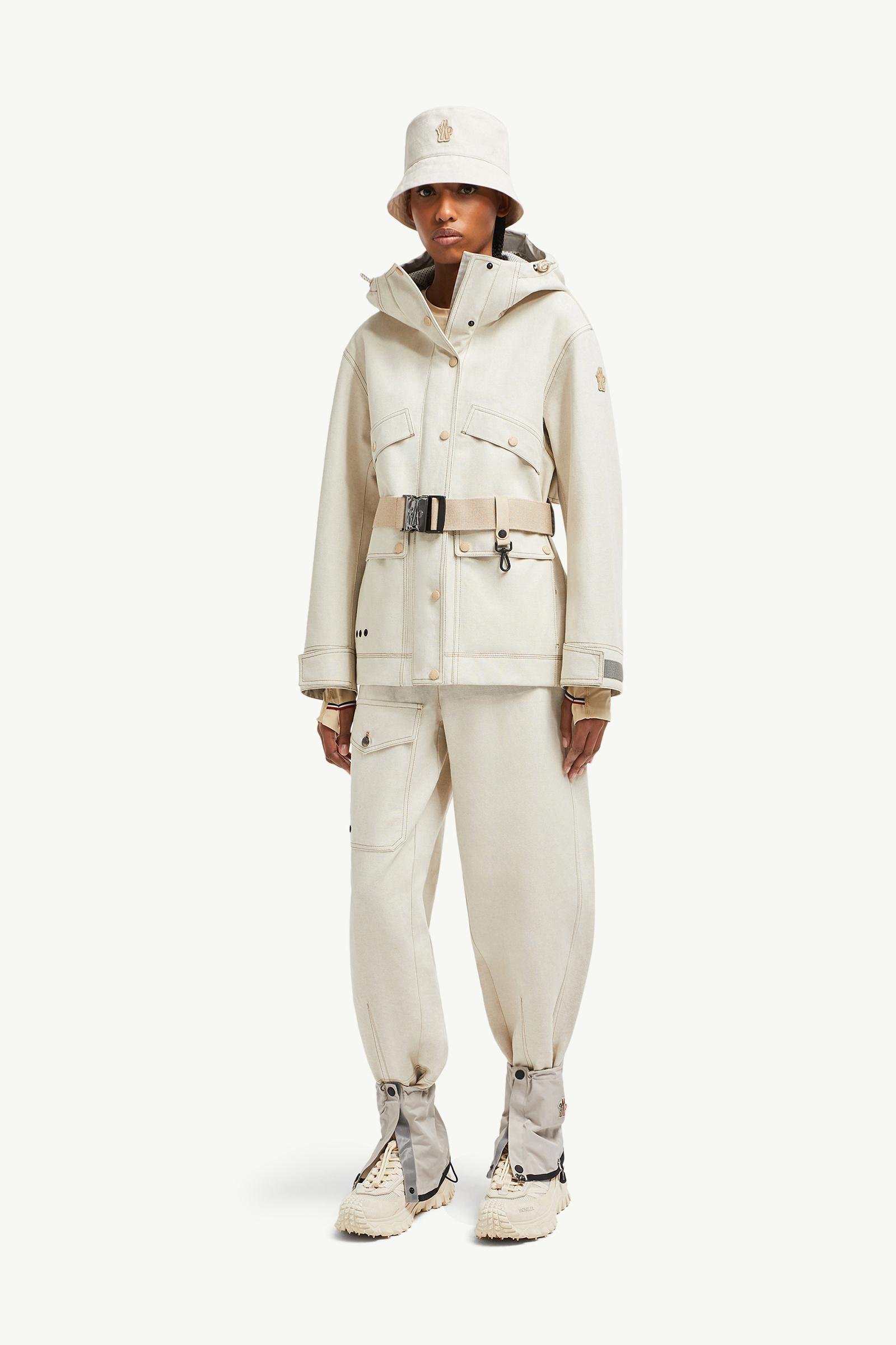 アウターその他 MONCLER Tarkine field jacket Light Beige Tarkine Hooded Cotton & Linen Field Jacket